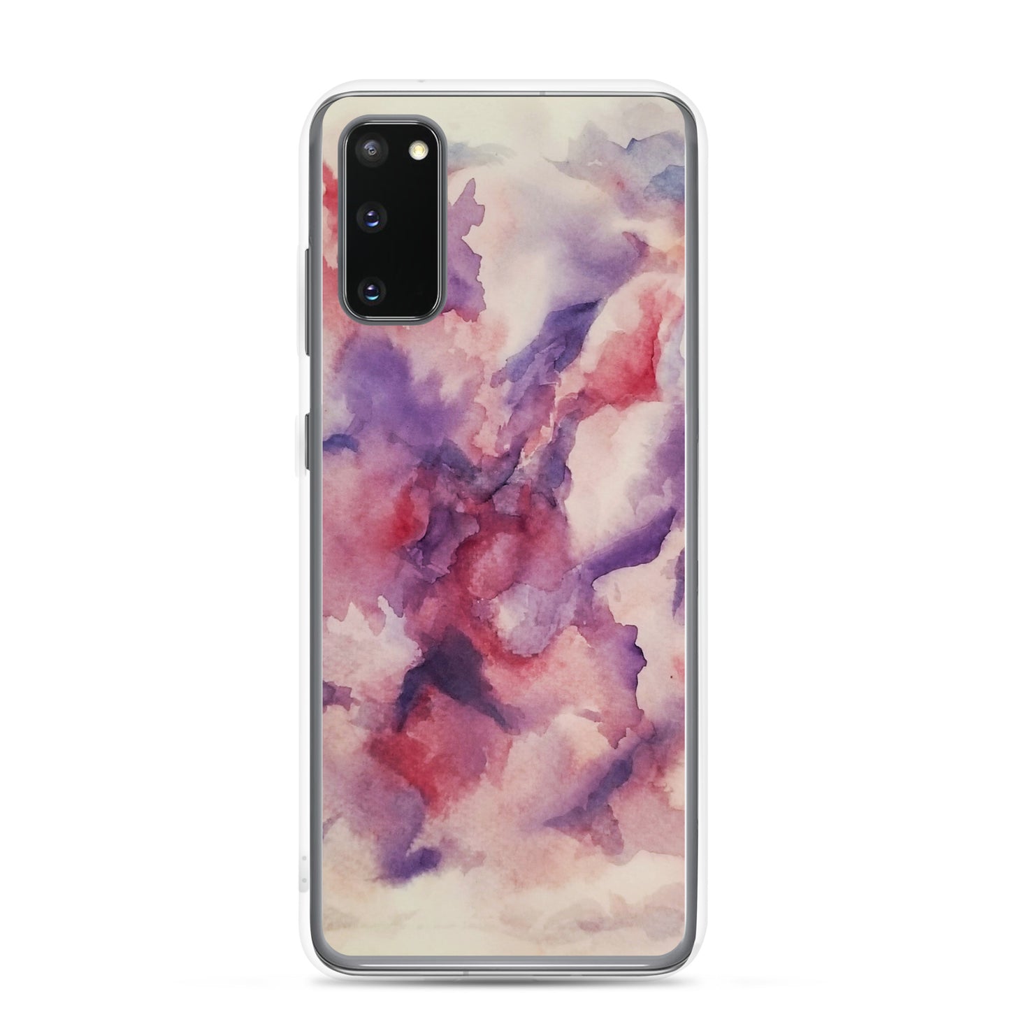 "Abstracted Orchids" Clear Case for Samsung®