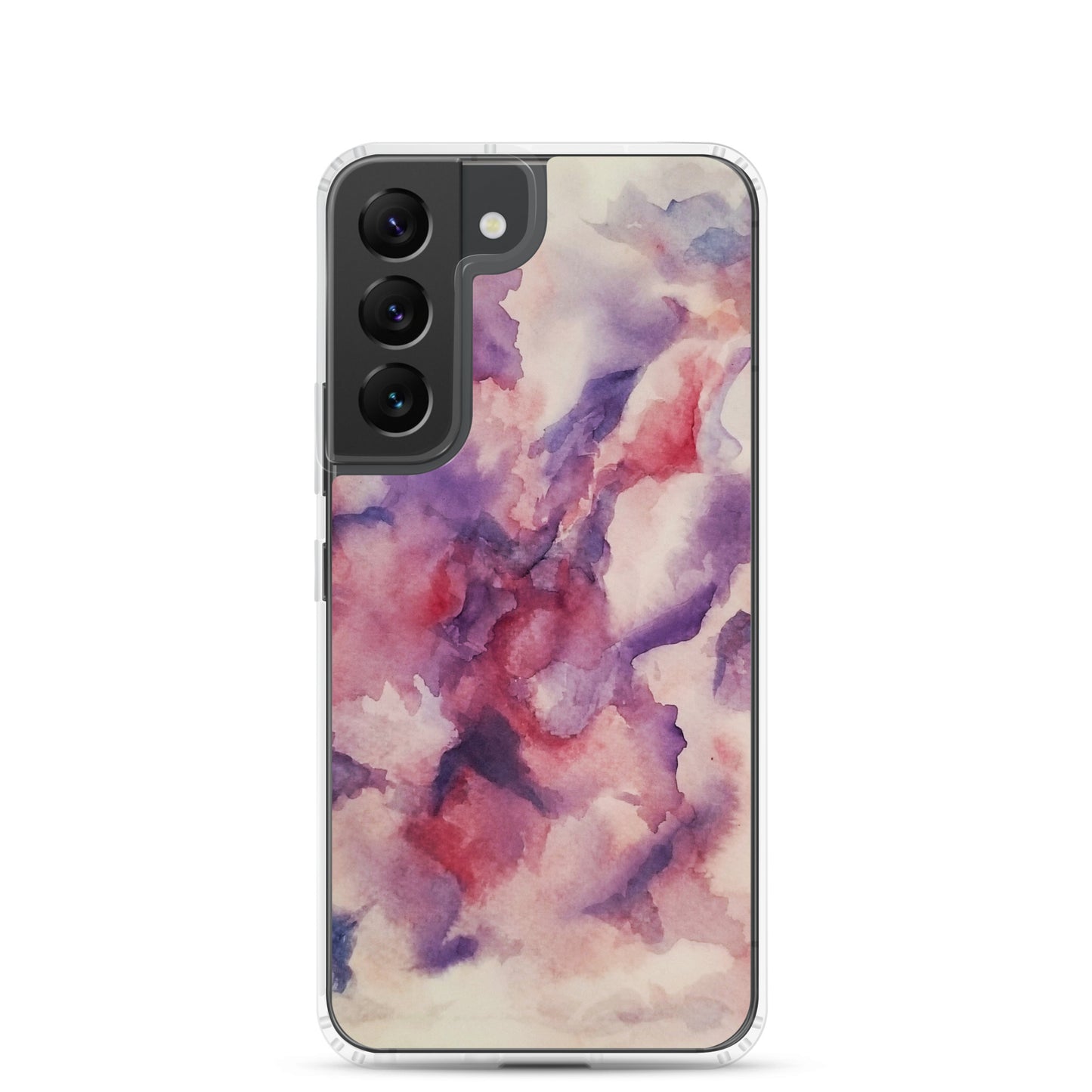 "Abstracted Orchids" Clear Case for Samsung®