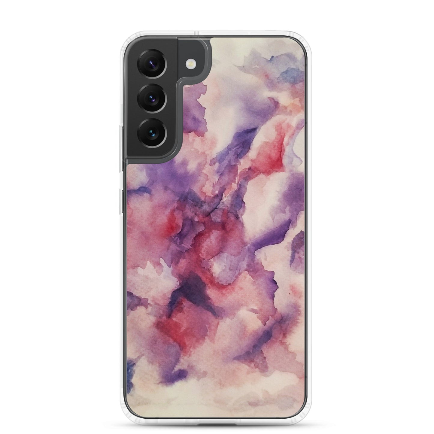 "Abstracted Orchids" Clear Case for Samsung®