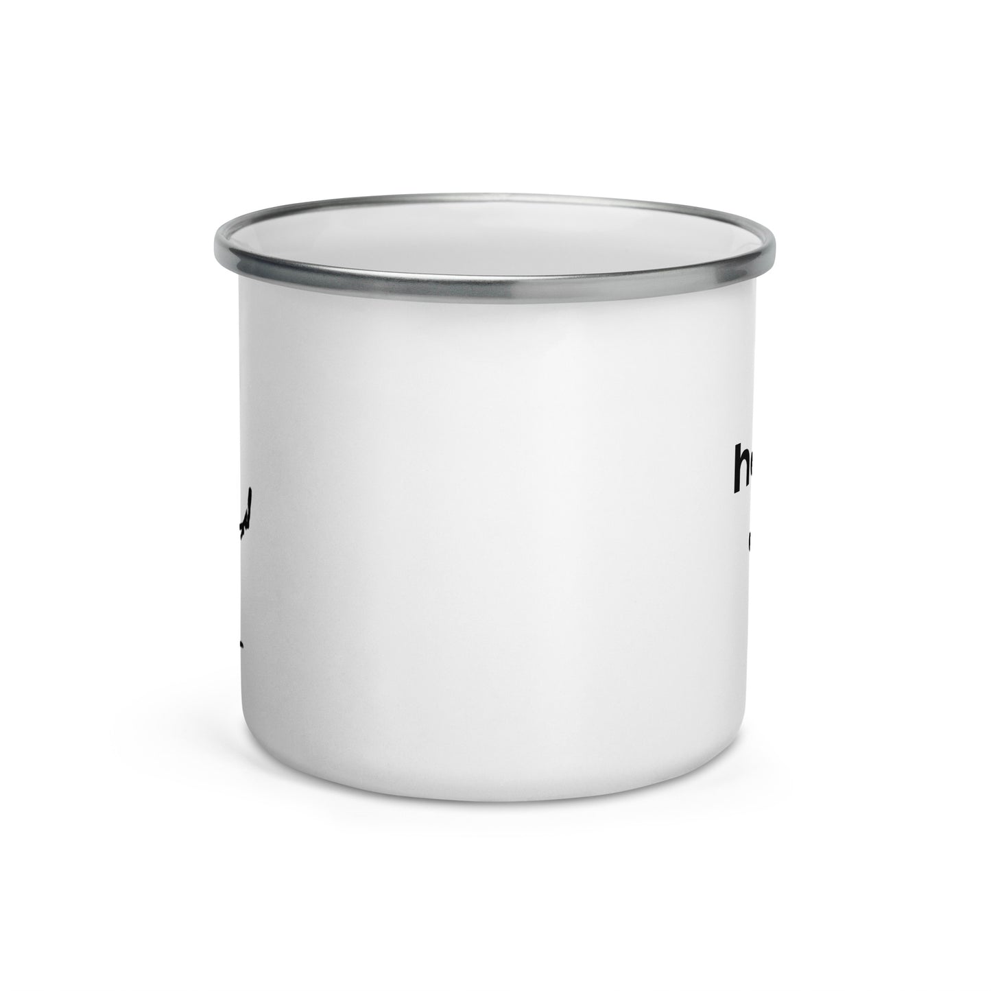 "Happy Dog" Enamel Mug