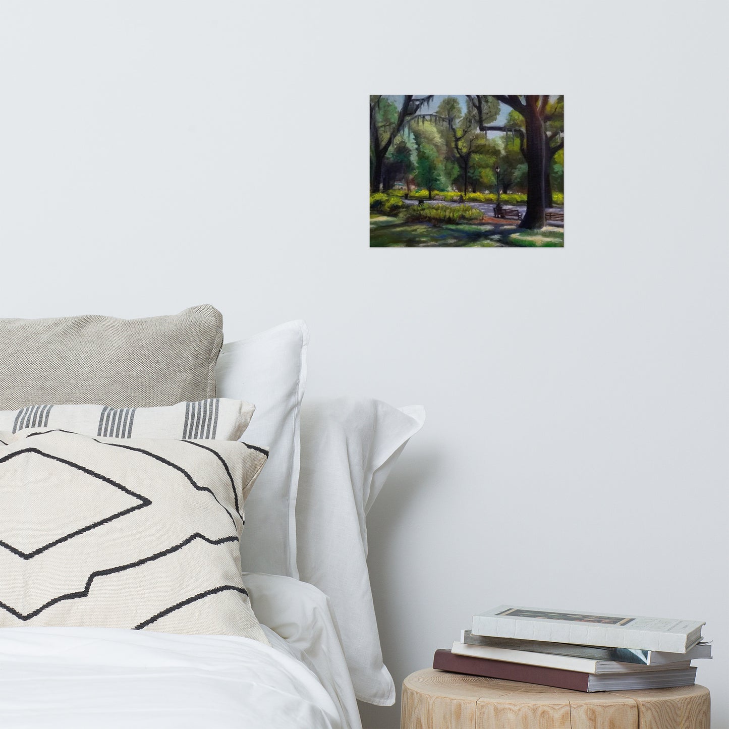 "Forsyth Park North Approach" Poster Art Print