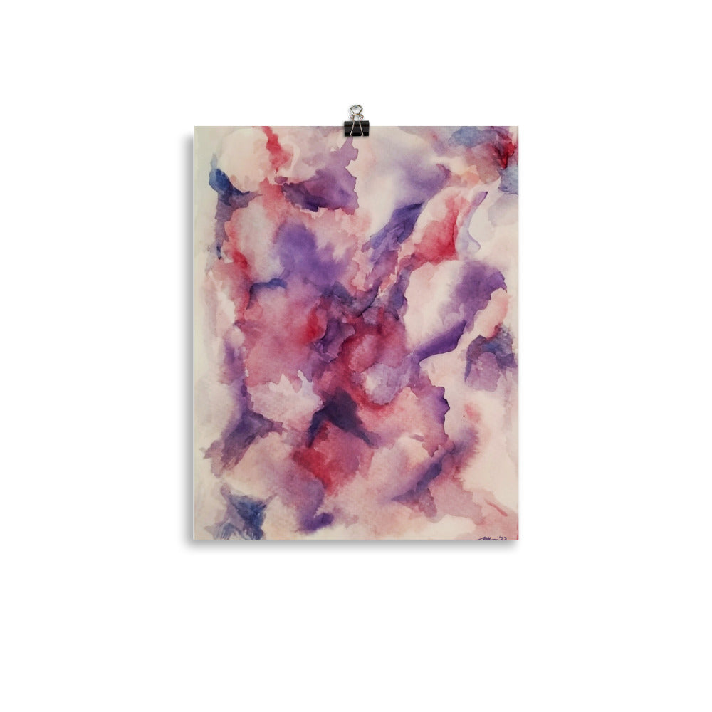 "Abstracted Orchid" Poster Art Print