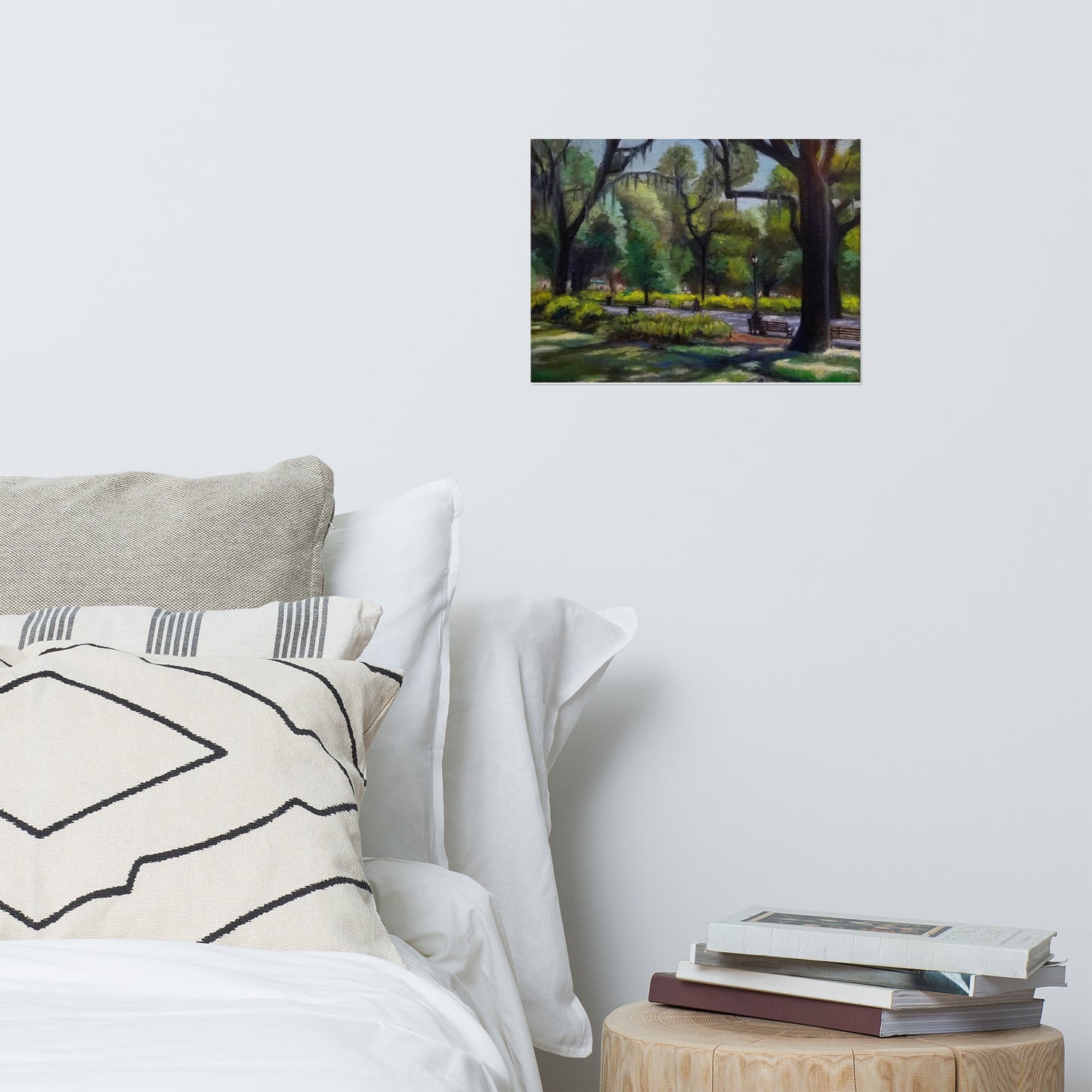 "Forsyth Park North Approach" Poster Art Print
