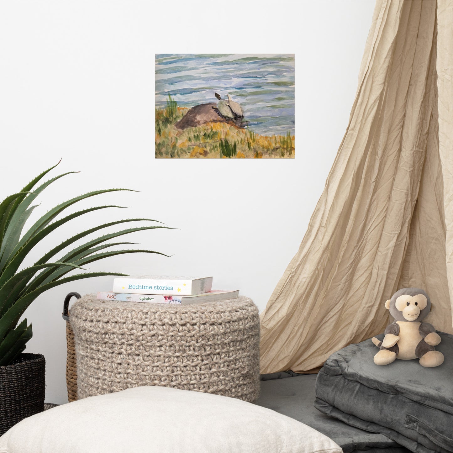 "Turtle Pals" Poster Art Print