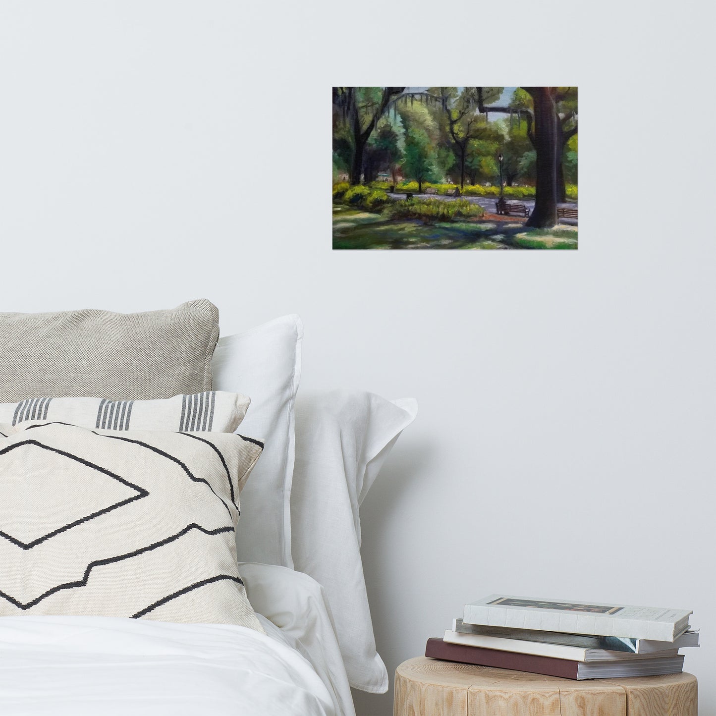 "Forsyth Park North Approach" Poster Art Print