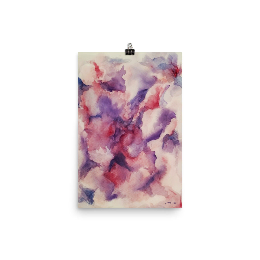 "Abstracted Orchid" Poster Art Print