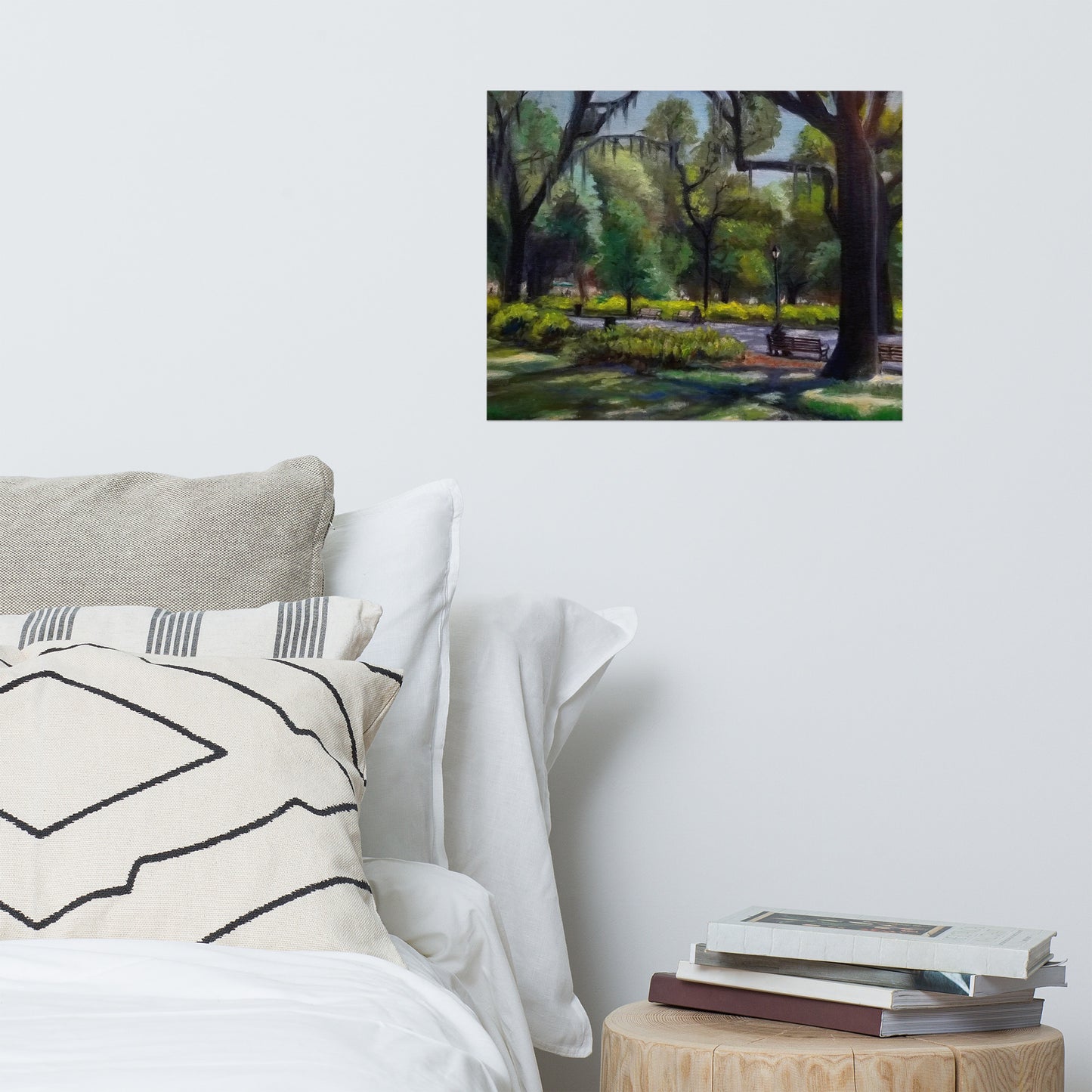 "Forsyth Park North Approach" Poster Art Print