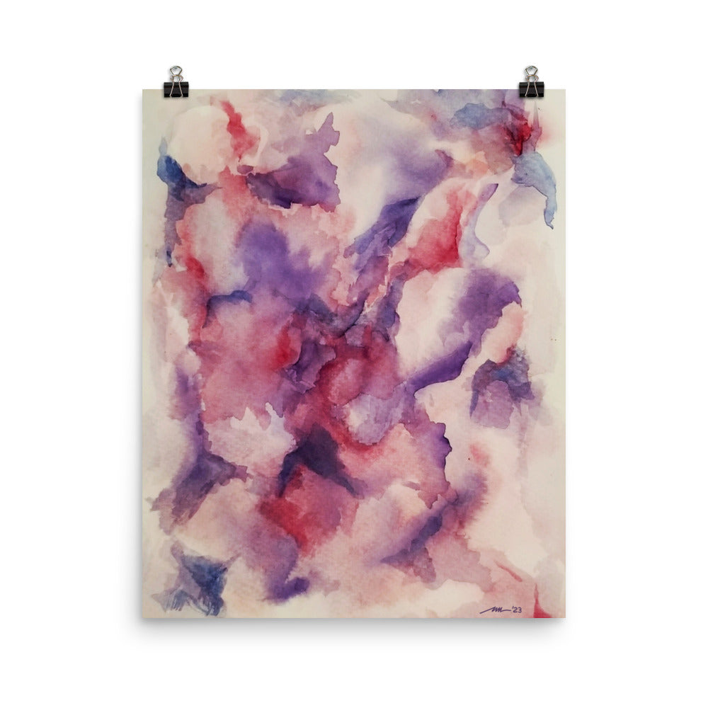 "Abstracted Orchid" Poster Art Print