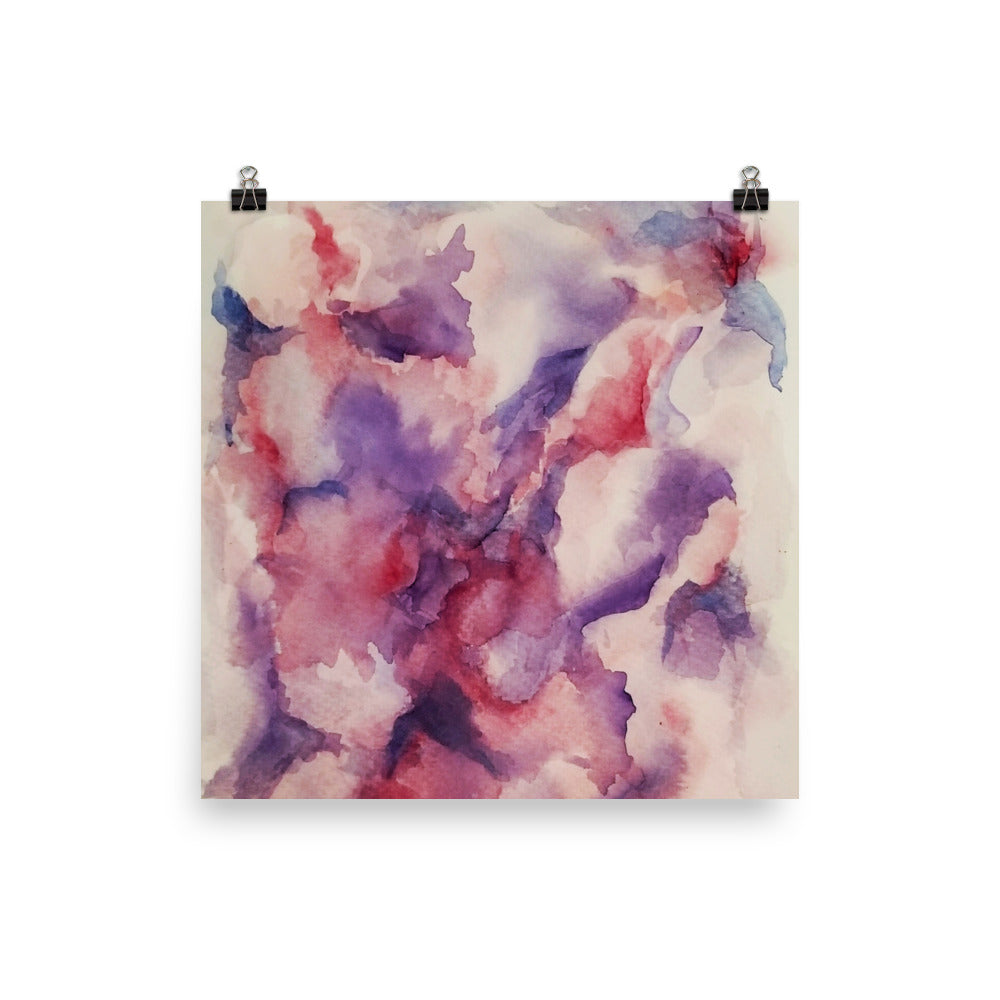 "Abstracted Orchid" Poster Art Print