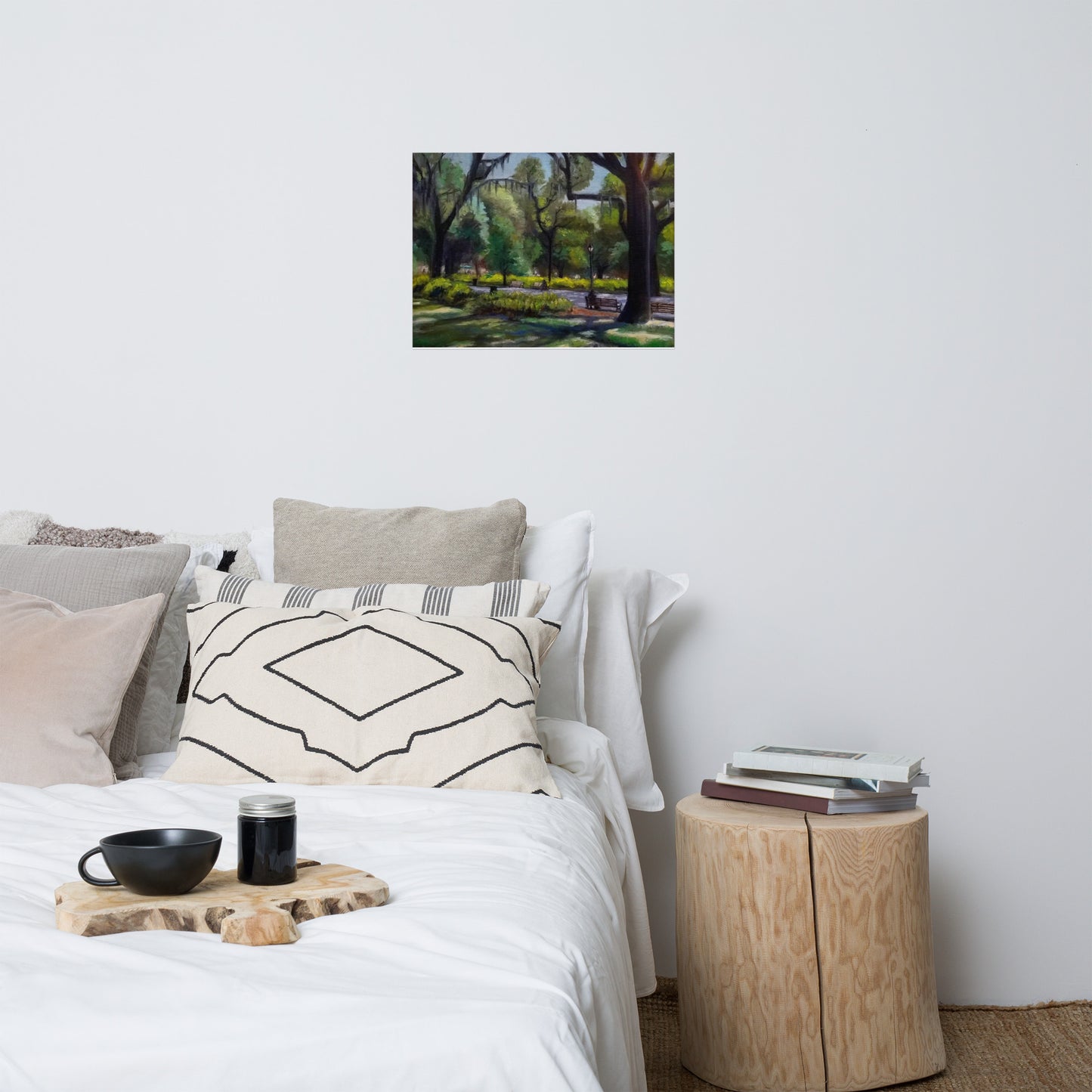 "Forsyth Park North Approach" Poster Art Print