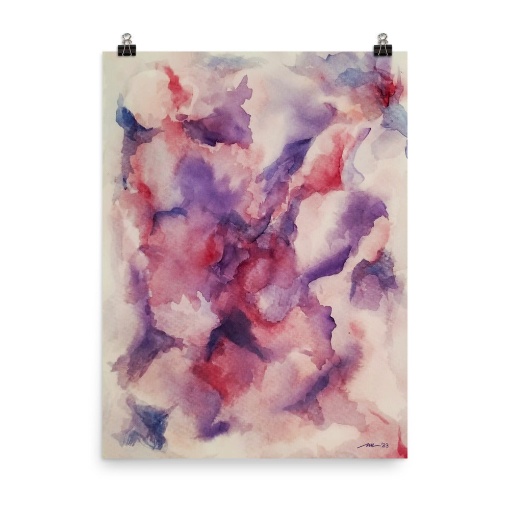 "Abstracted Orchid" Poster Art Print
