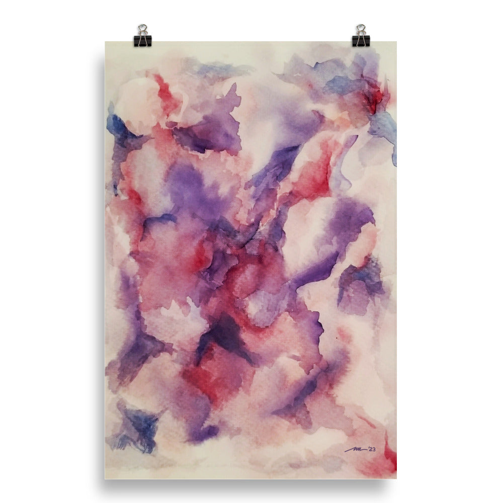 "Abstracted Orchid" Poster Art Print