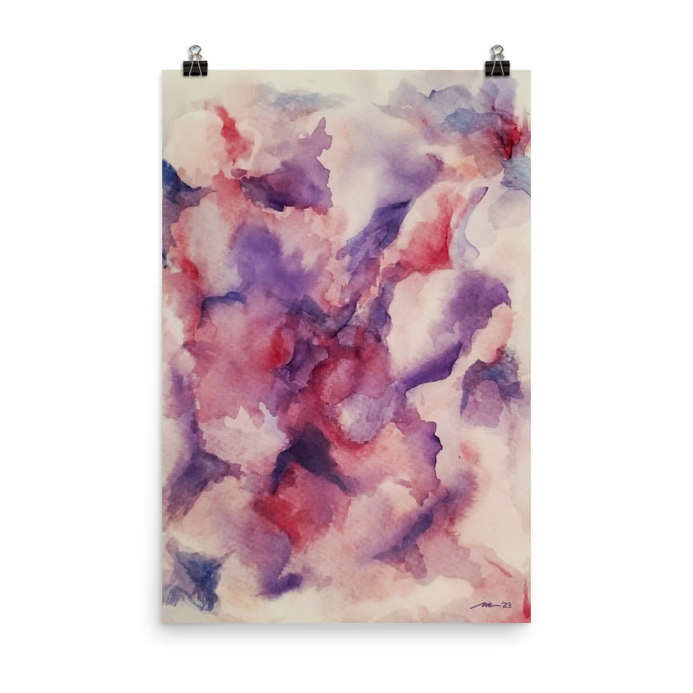 "Abstracted Orchid" Poster Art Print