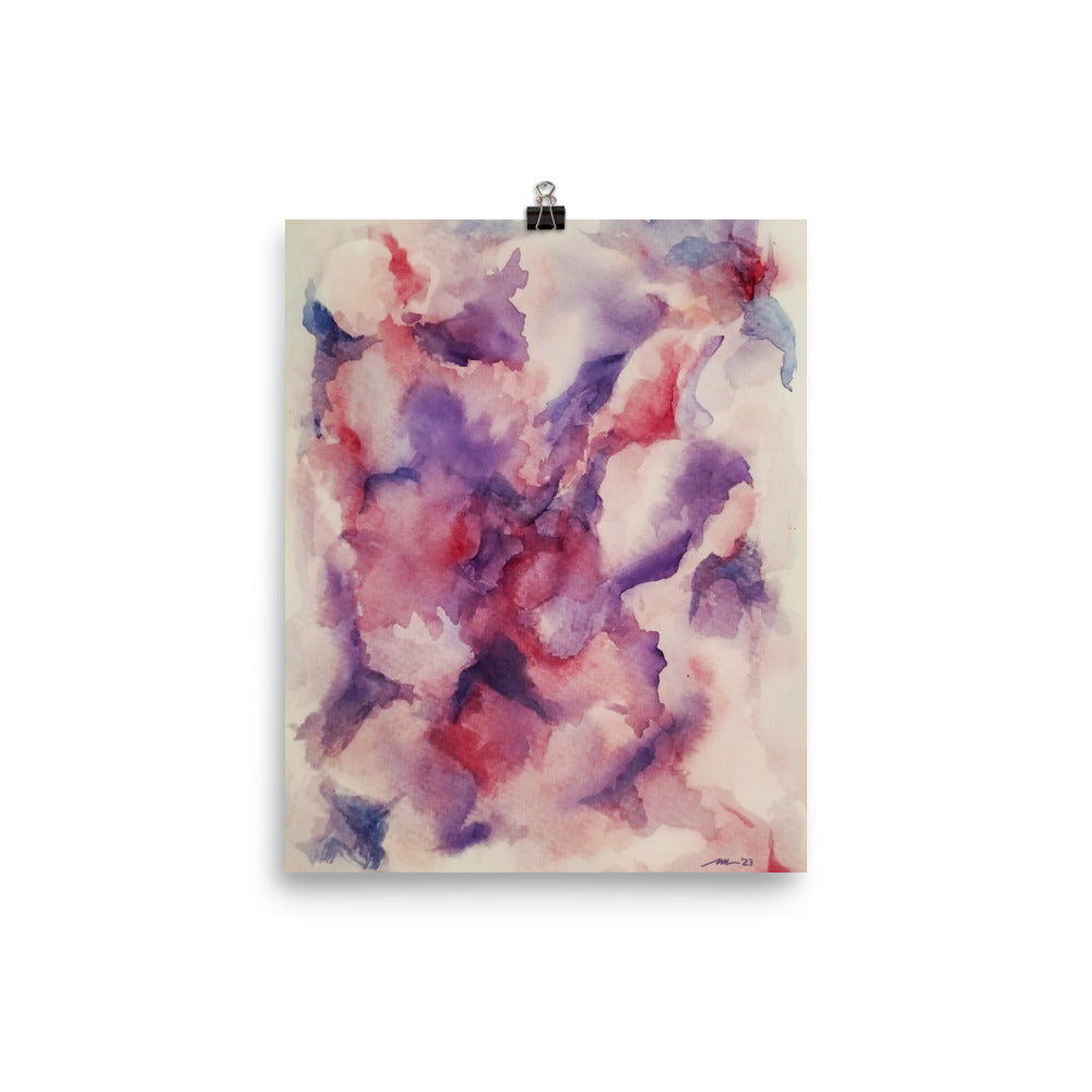"Abstracted Orchid" Poster Art Print