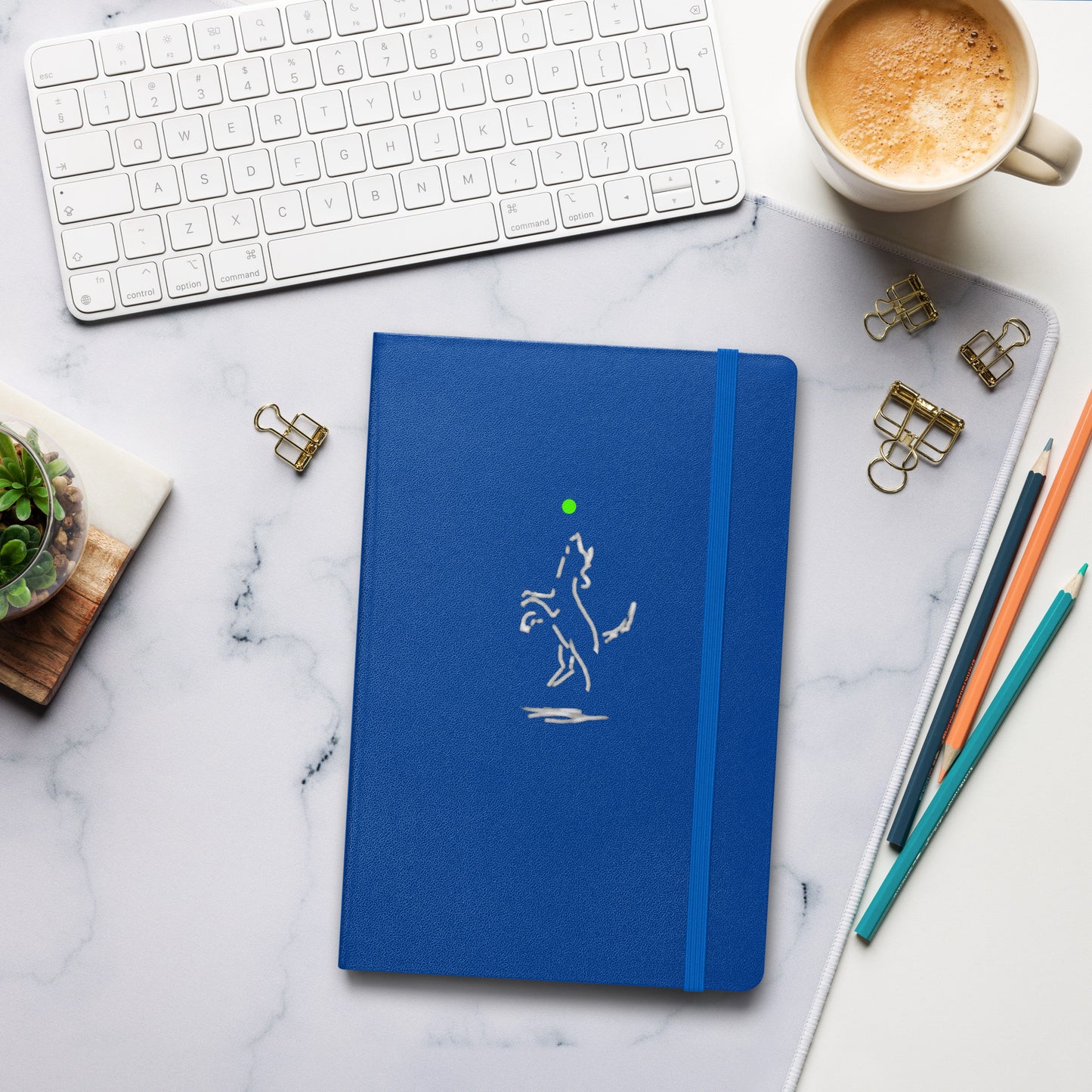 "Happy Dog" Hardcover Bound Journal Lined Notebook