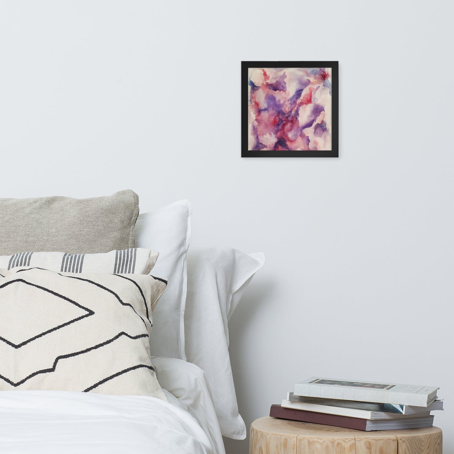 "Abstracted Orchid" Framed Poster Art Print