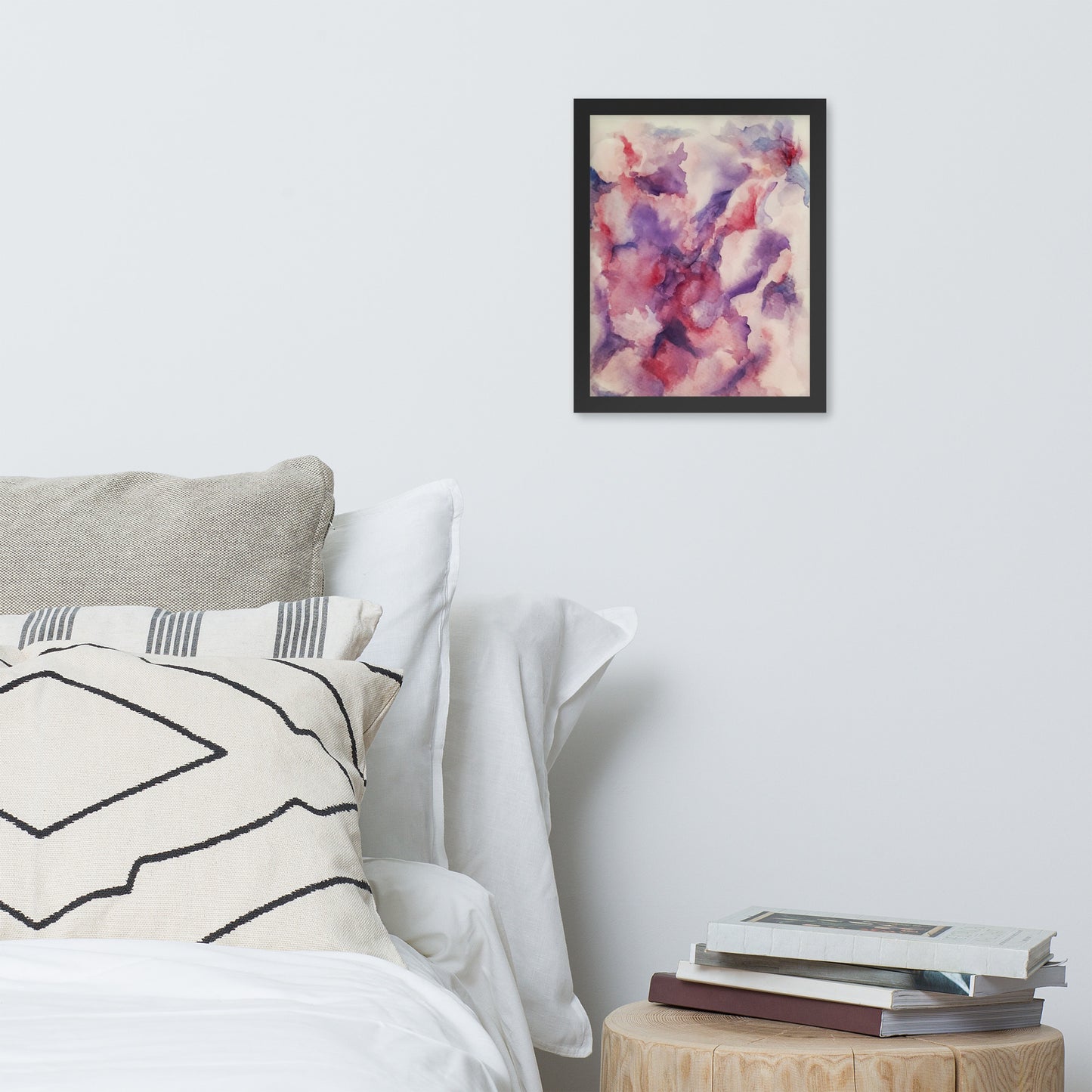 "Abstracted Orchid" Framed Poster Art Print