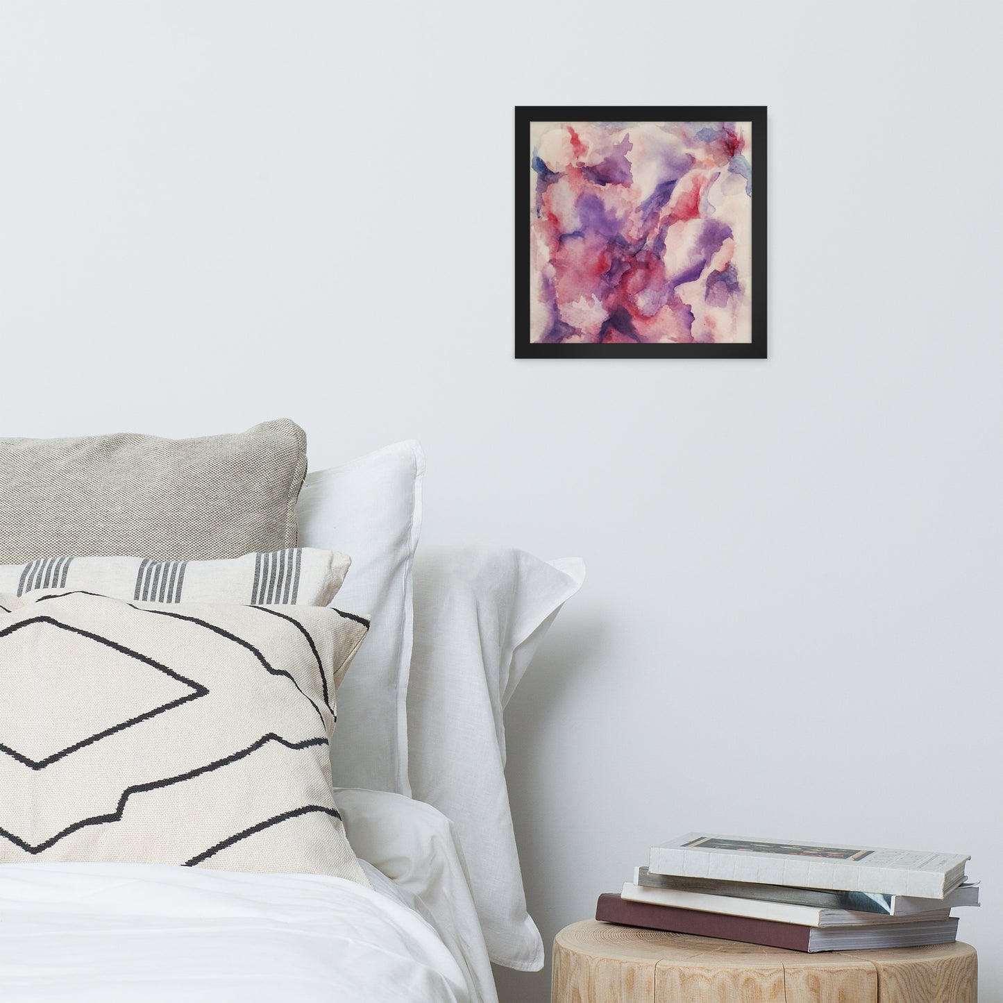 "Abstracted Orchid" Framed Poster Art Print