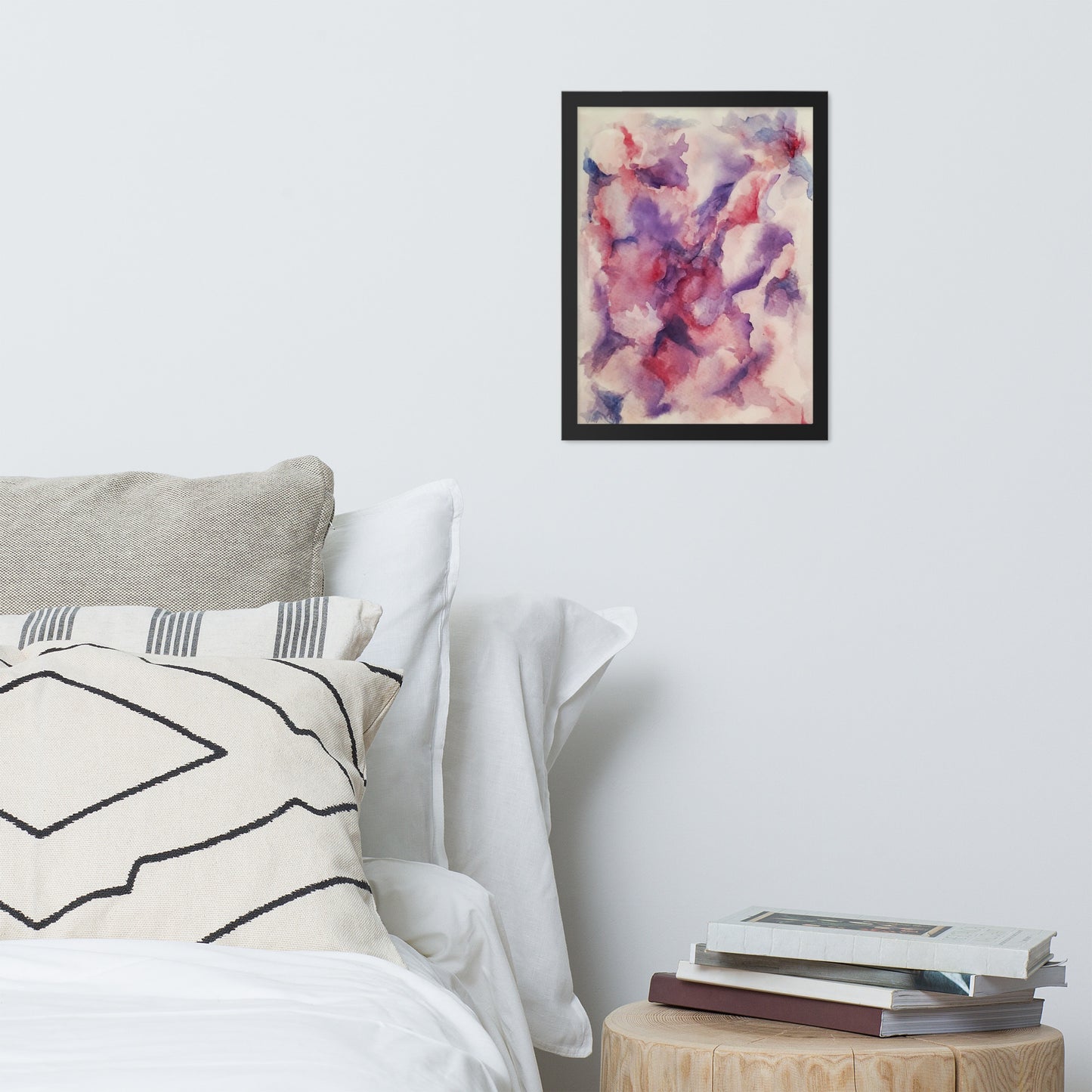 "Abstracted Orchid" Framed Poster Art Print