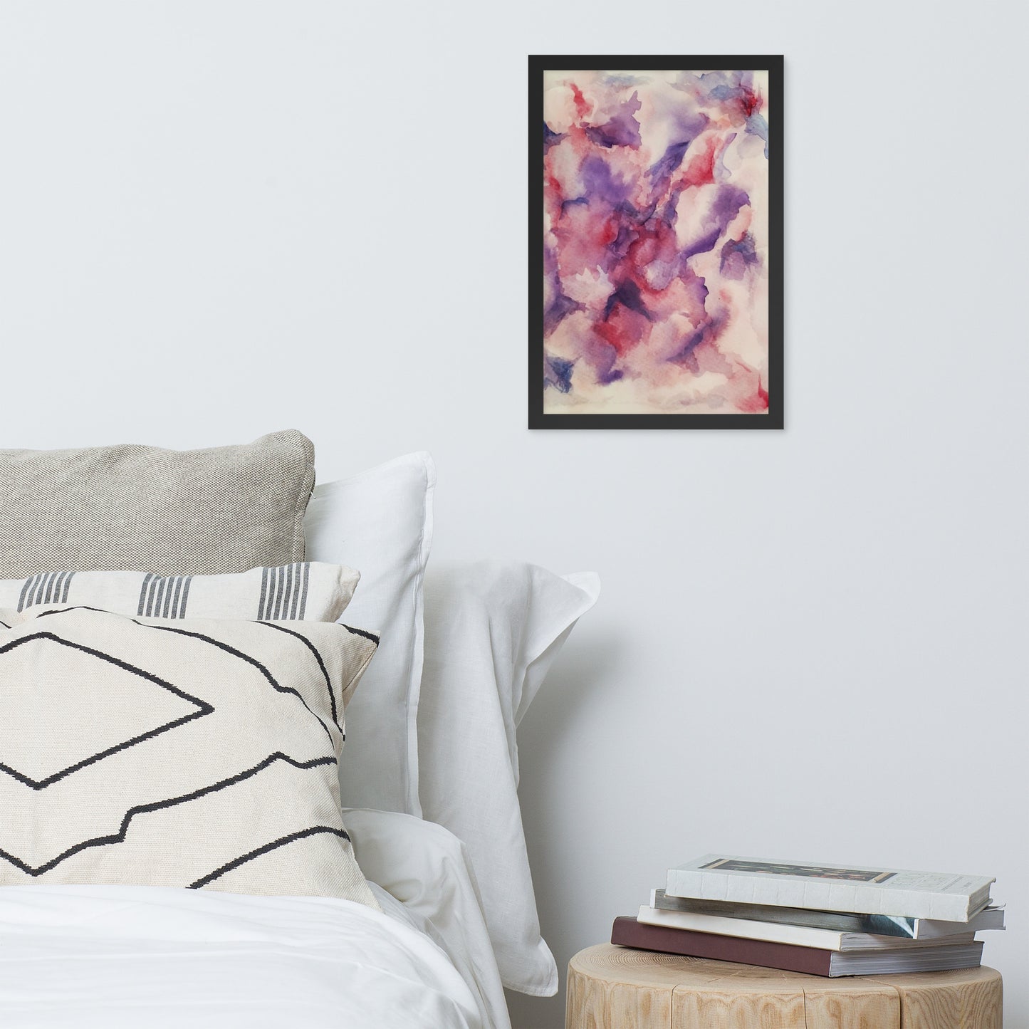 "Abstracted Orchid" Framed Poster Art Print