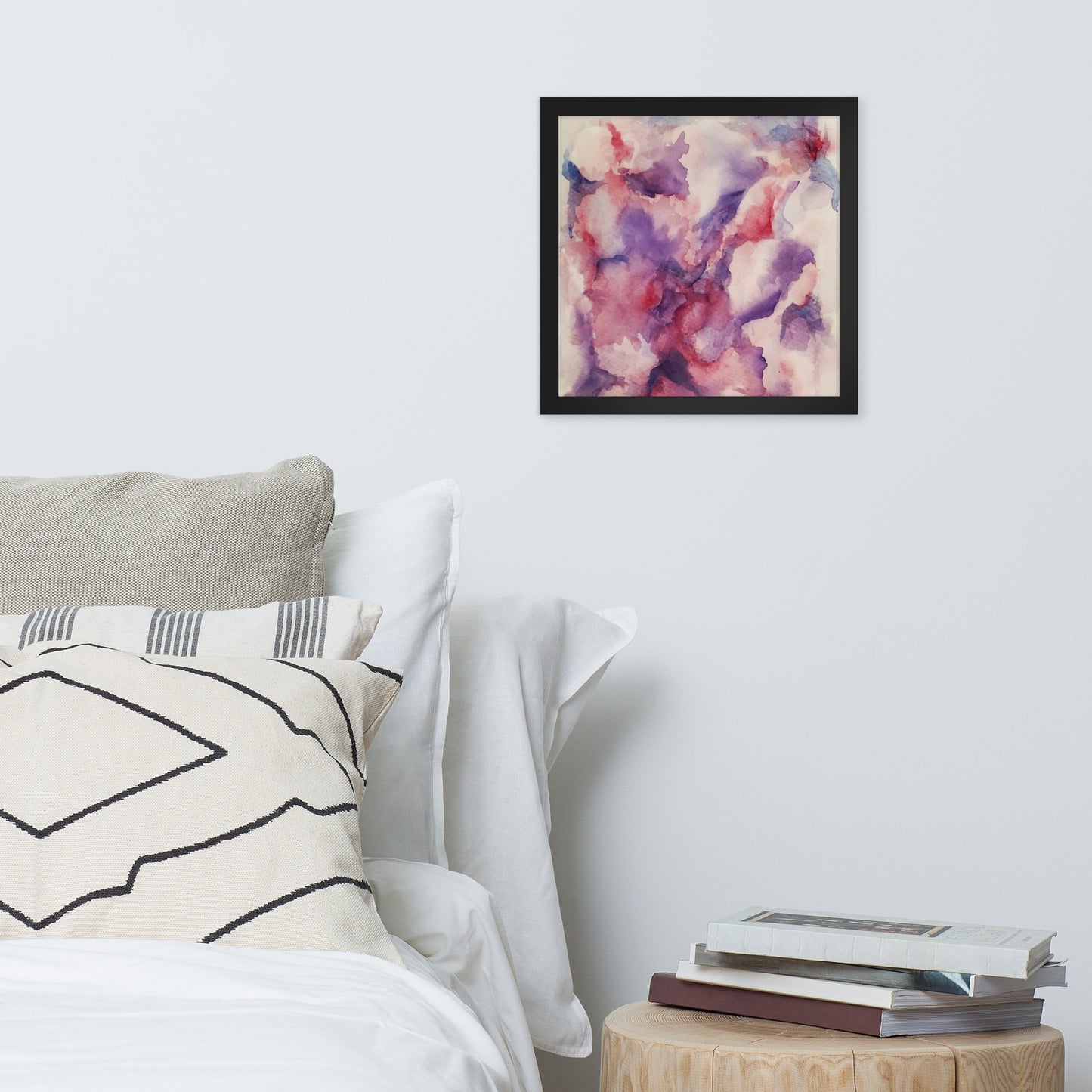 "Abstracted Orchid" Framed Poster Art Print