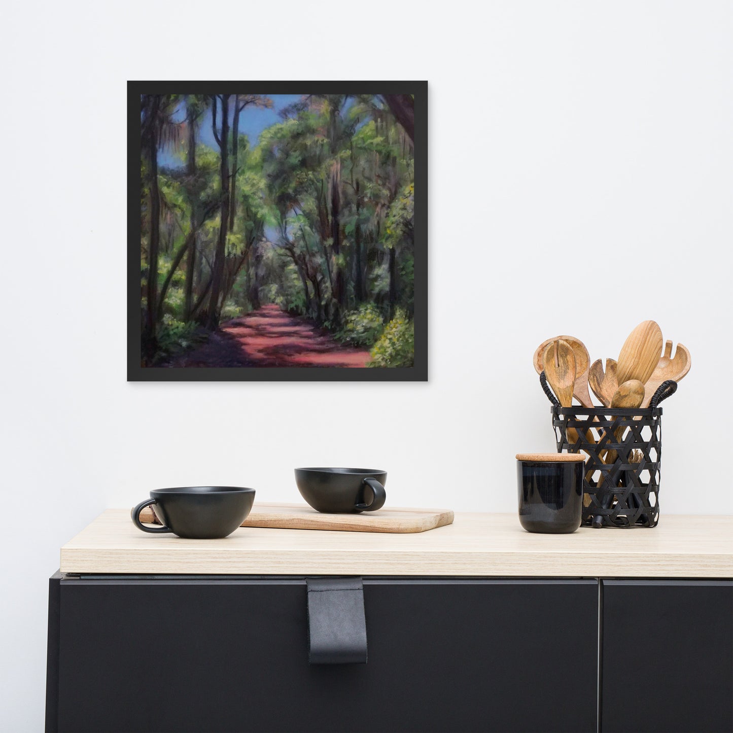 "Whitemarsh Path" Framed Poster Art Print