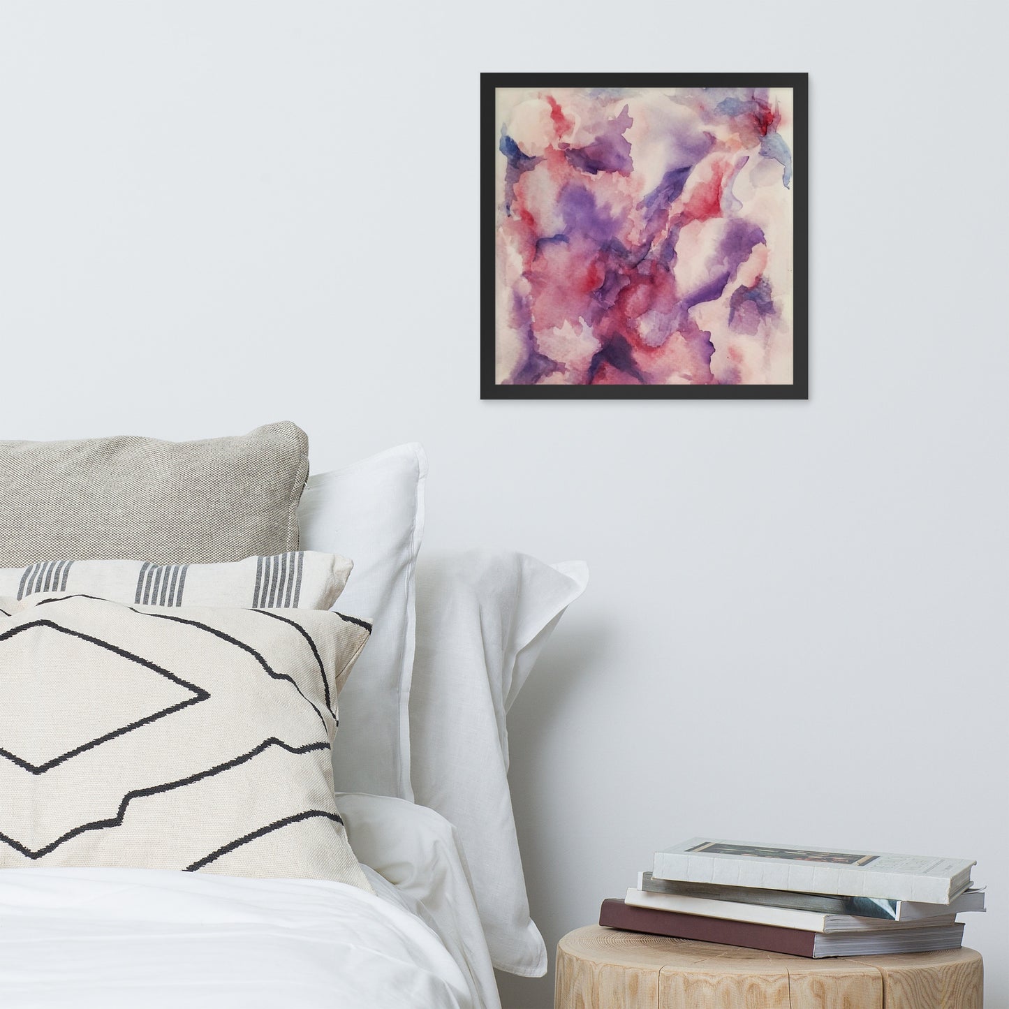 "Abstracted Orchid" Framed Poster Art Print