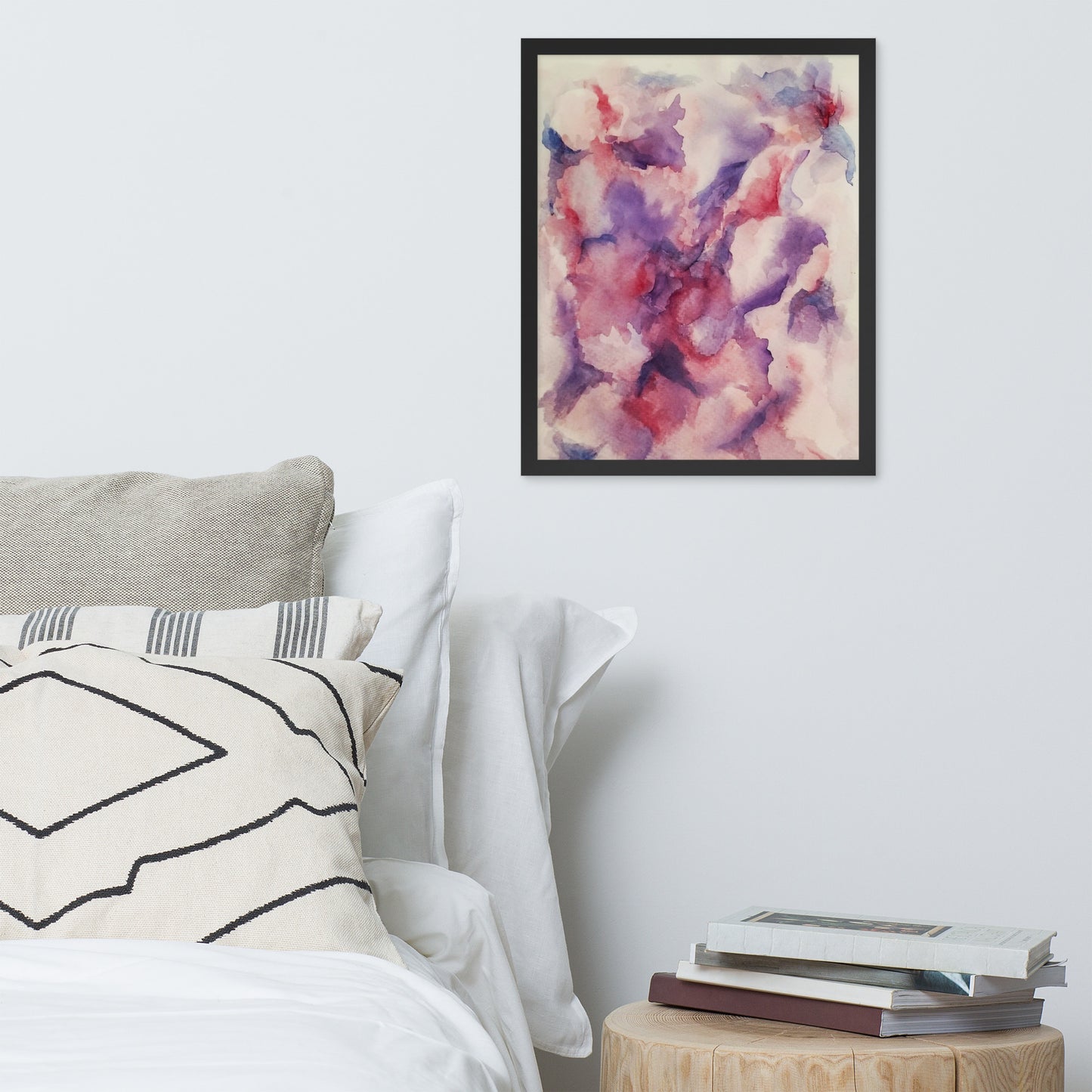 "Abstracted Orchid" Framed Poster Art Print