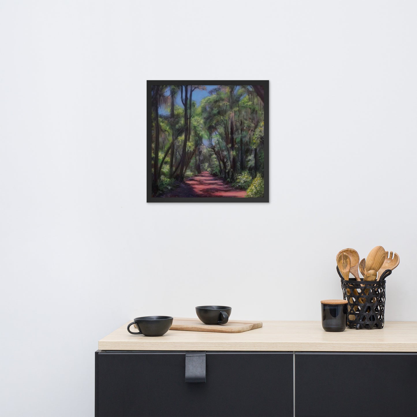"Whitemarsh Path" Framed Poster Art Print
