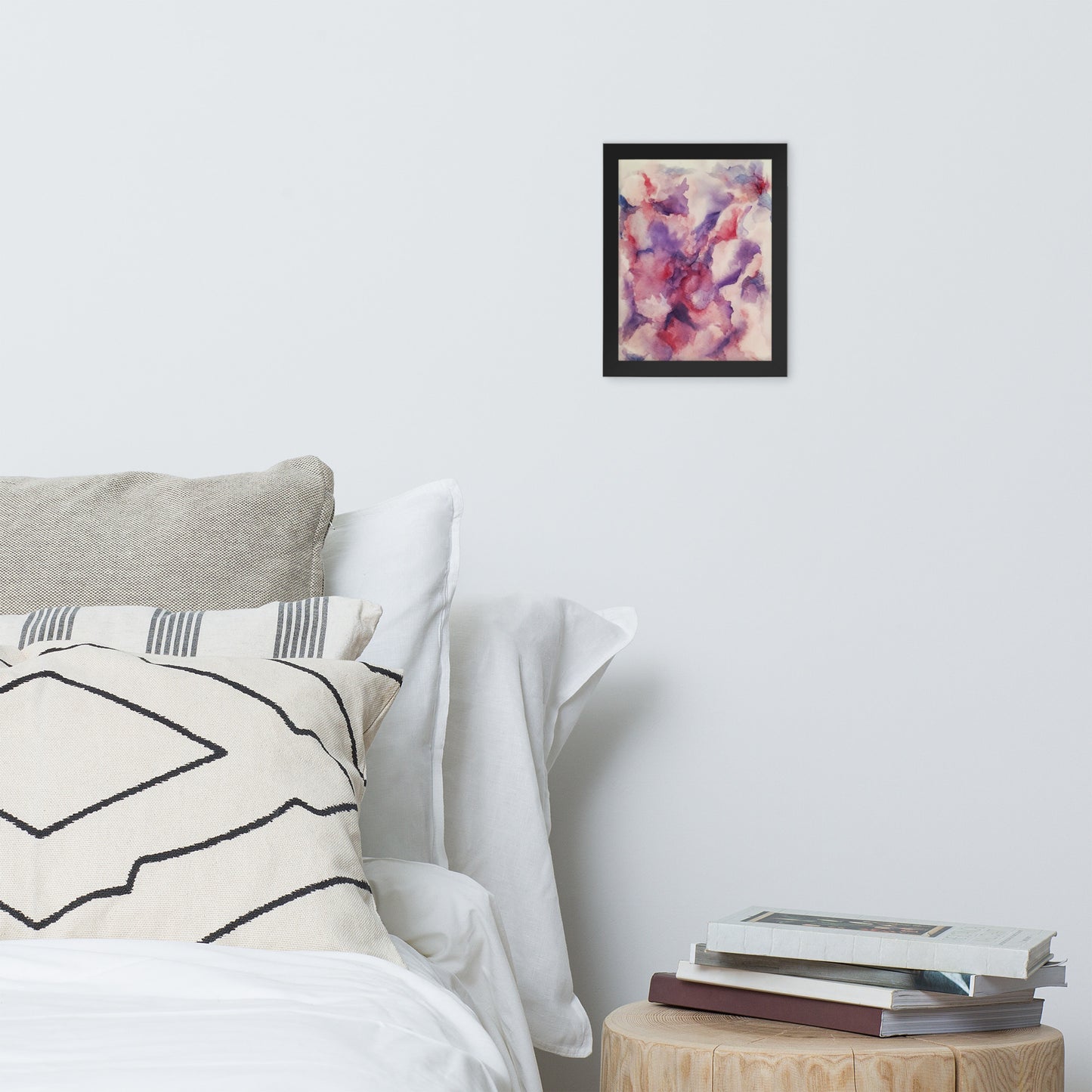 "Abstracted Orchid" Framed Poster Art Print
