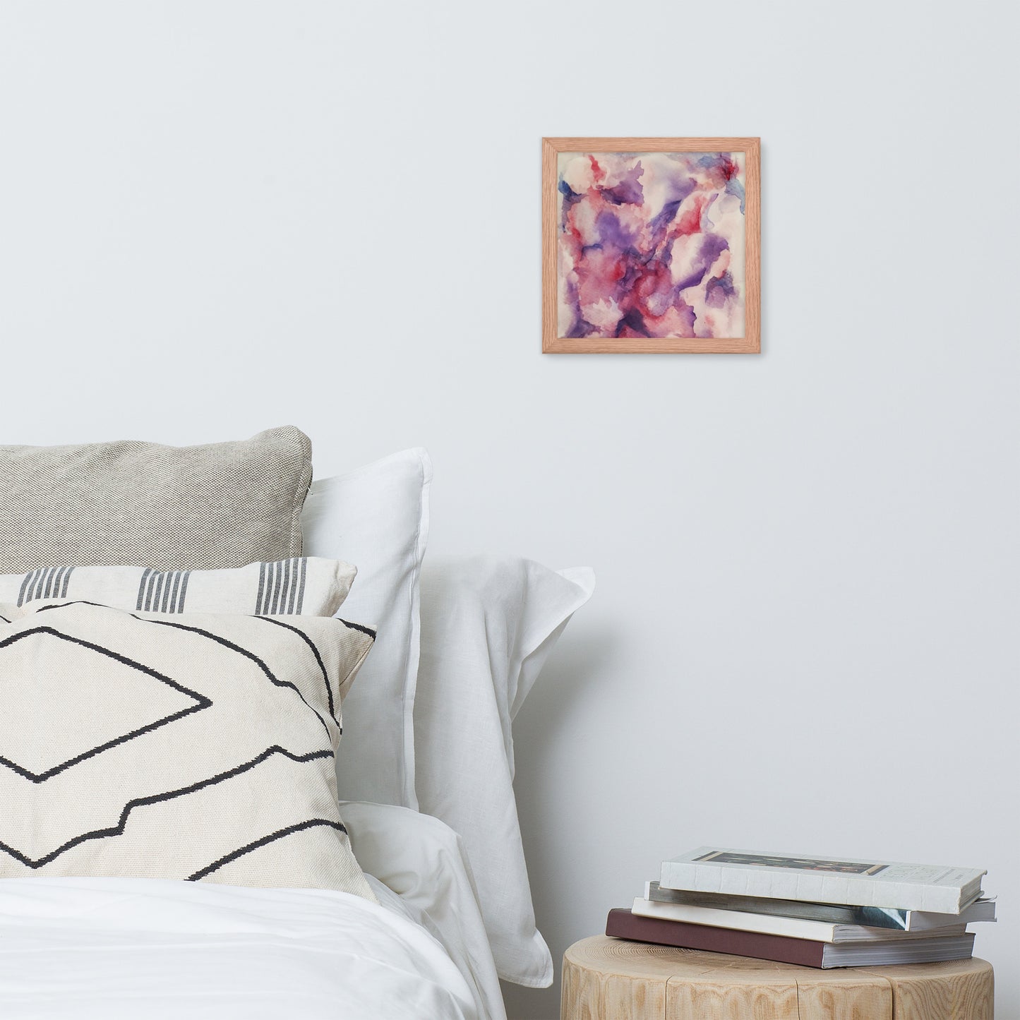 "Abstracted Orchid" Framed Poster Art Print