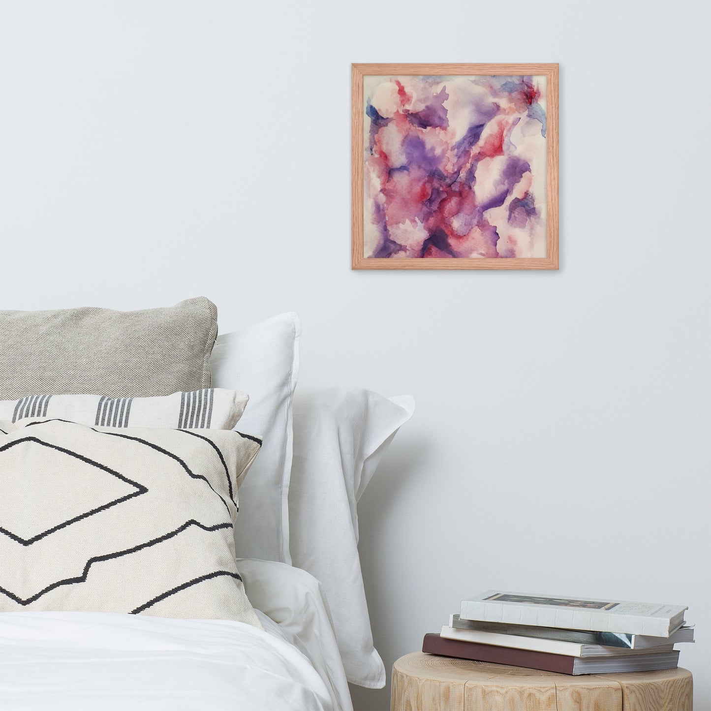 "Abstracted Orchid" Framed Poster Art Print