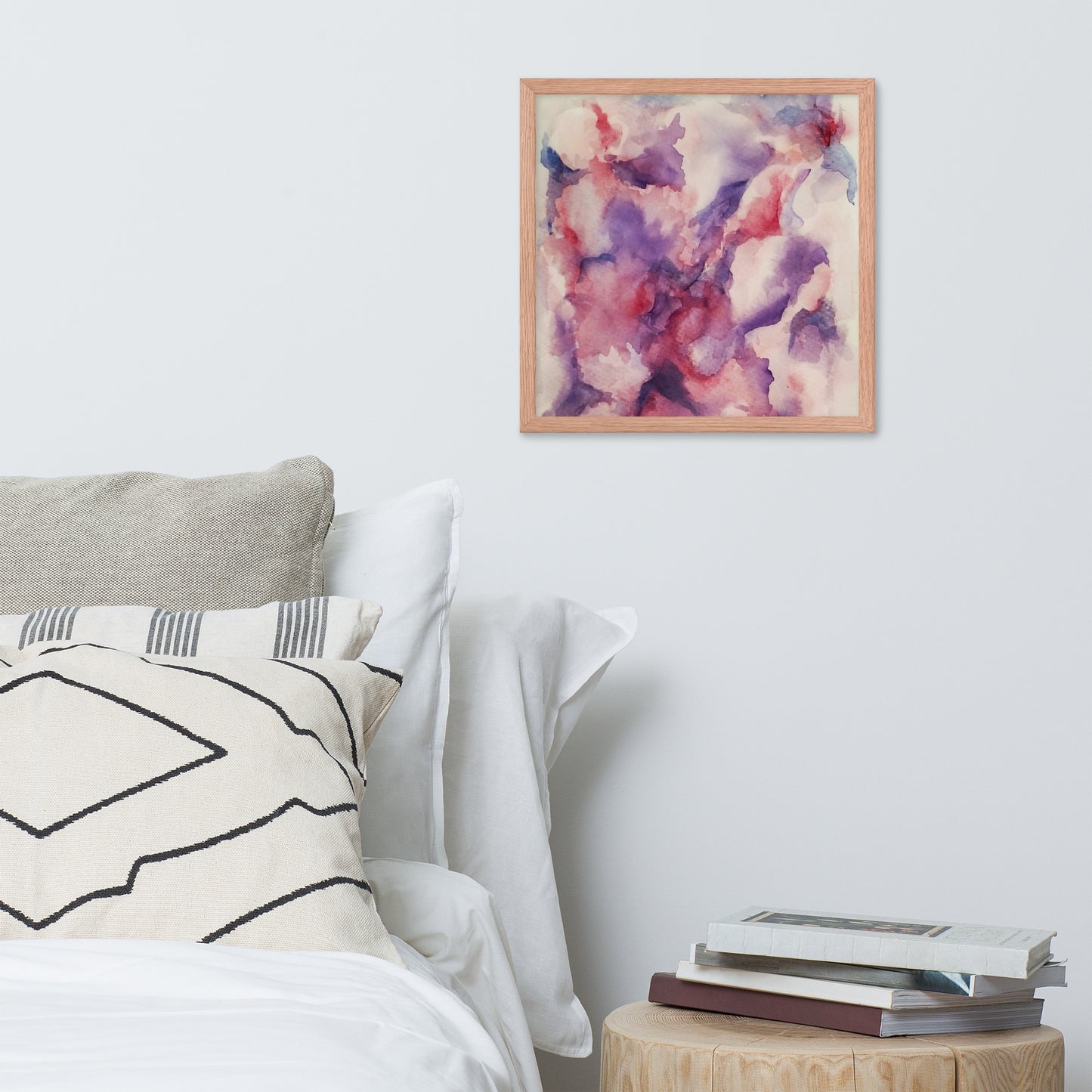 "Abstracted Orchid" Framed Poster Art Print