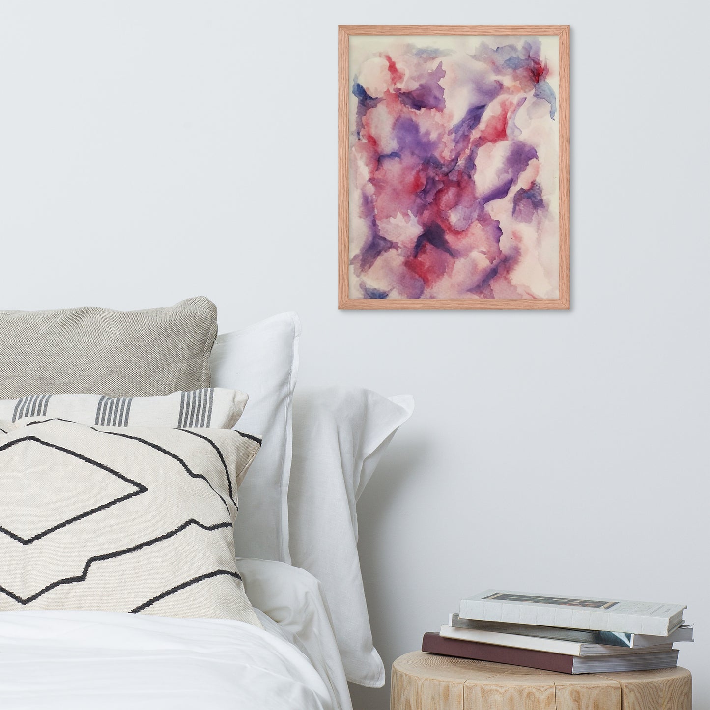 "Abstracted Orchid" Framed Poster Art Print