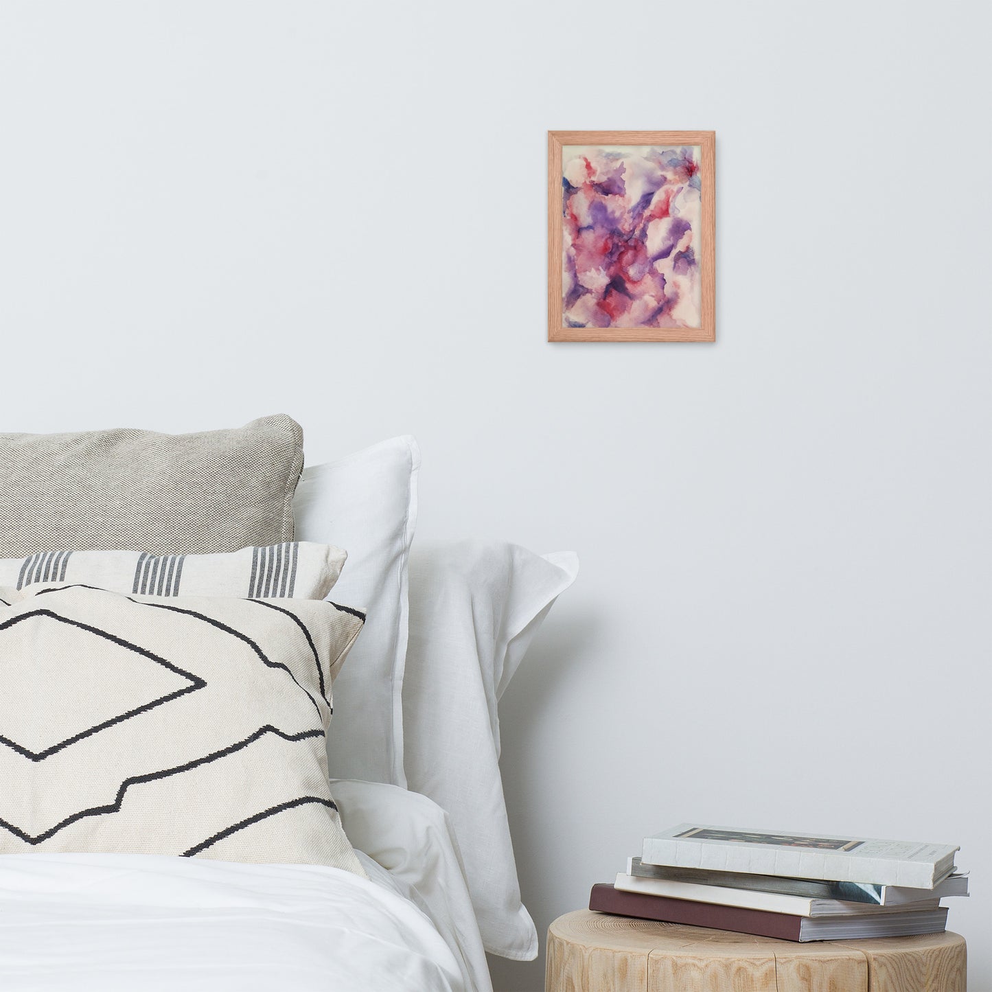 "Abstracted Orchid" Framed Poster Art Print