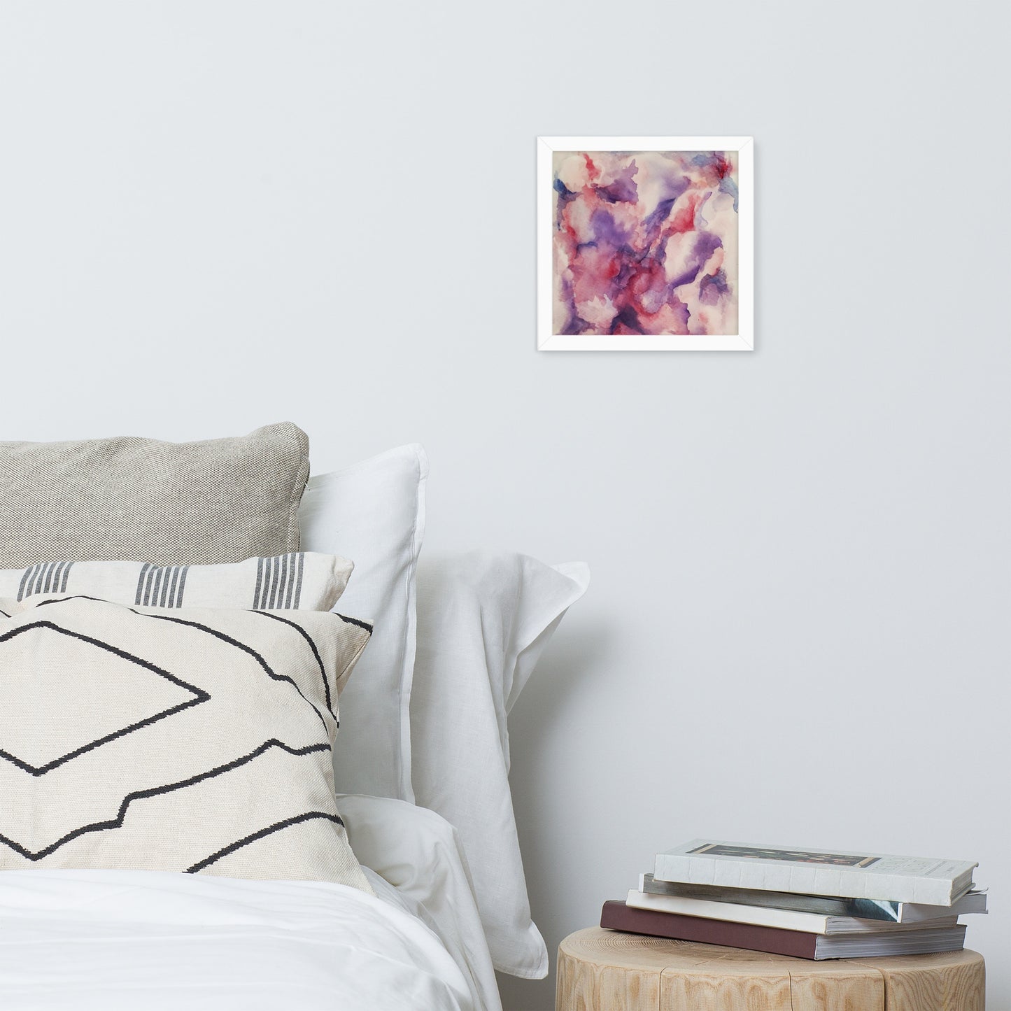 "Abstracted Orchid" Framed Poster Art Print