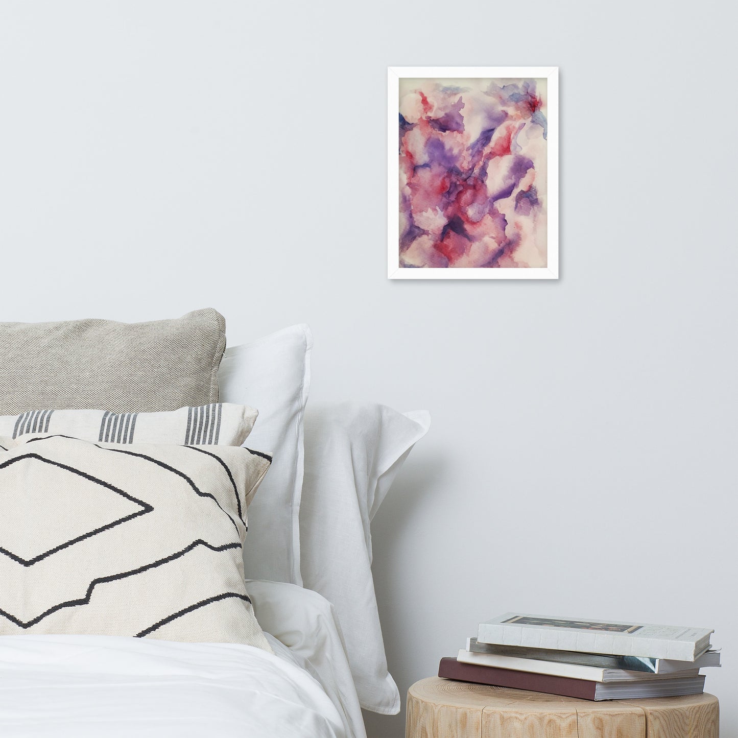 "Abstracted Orchid" Framed Poster Art Print