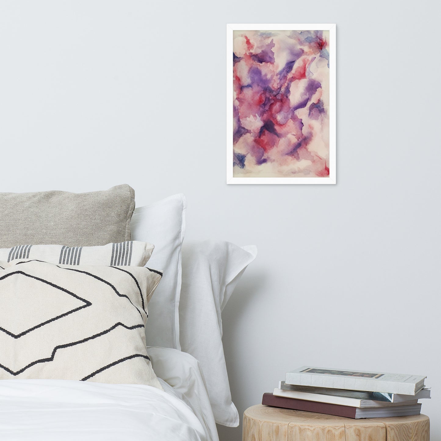 "Abstracted Orchid" Framed Poster Art Print