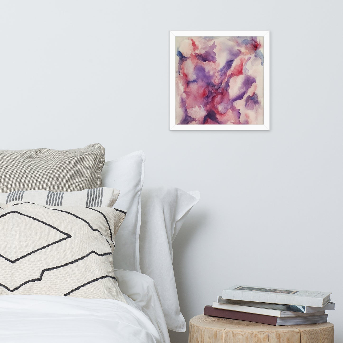 "Abstracted Orchid" Framed Poster Art Print