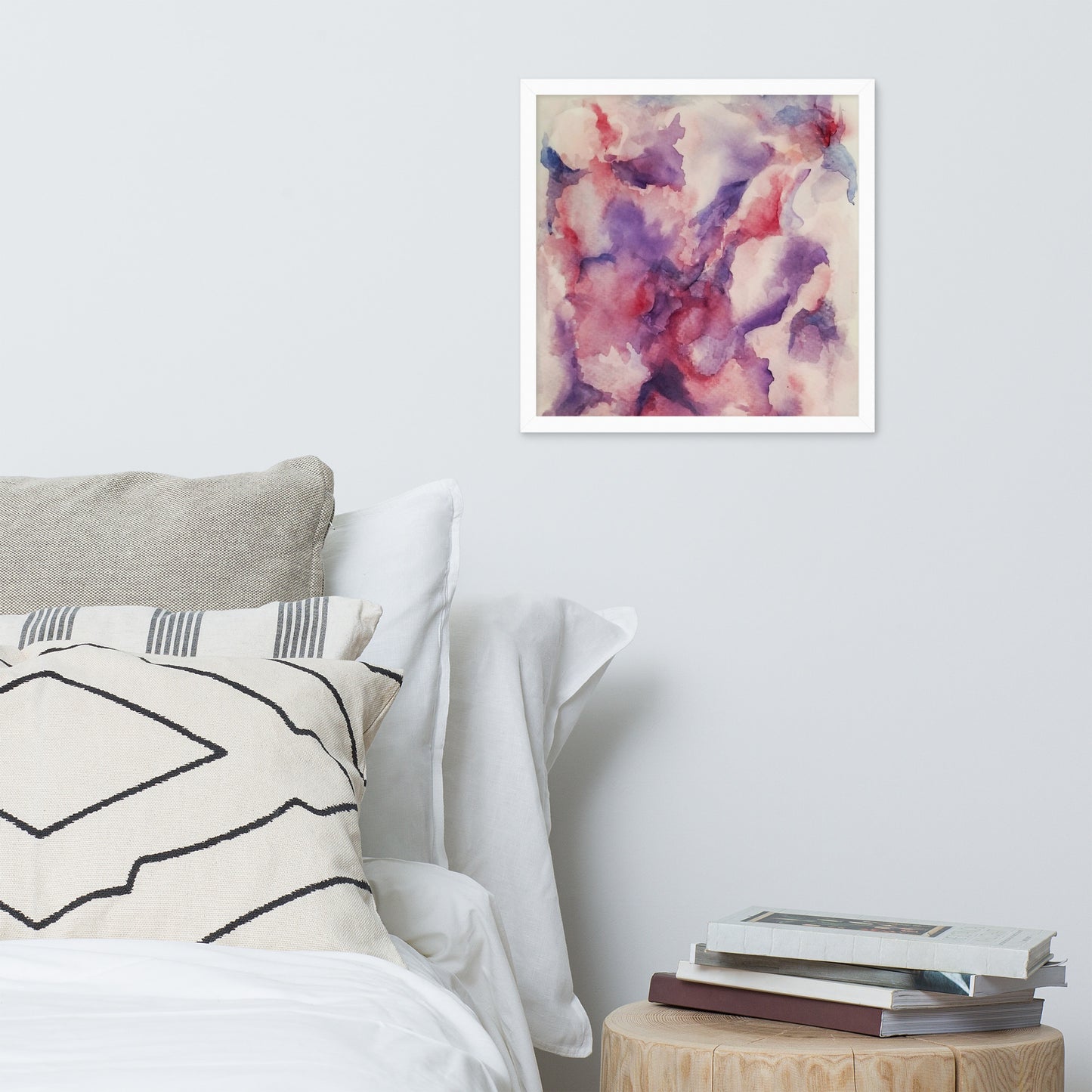 "Abstracted Orchid" Framed Poster Art Print