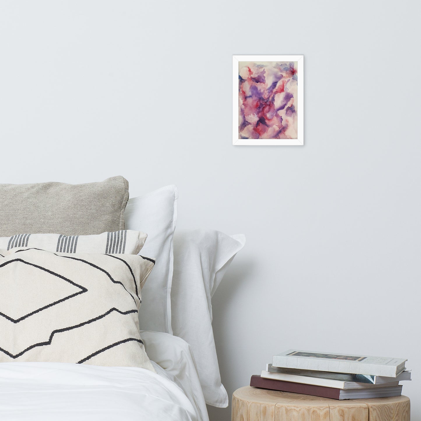 "Abstracted Orchid" Framed Poster Art Print