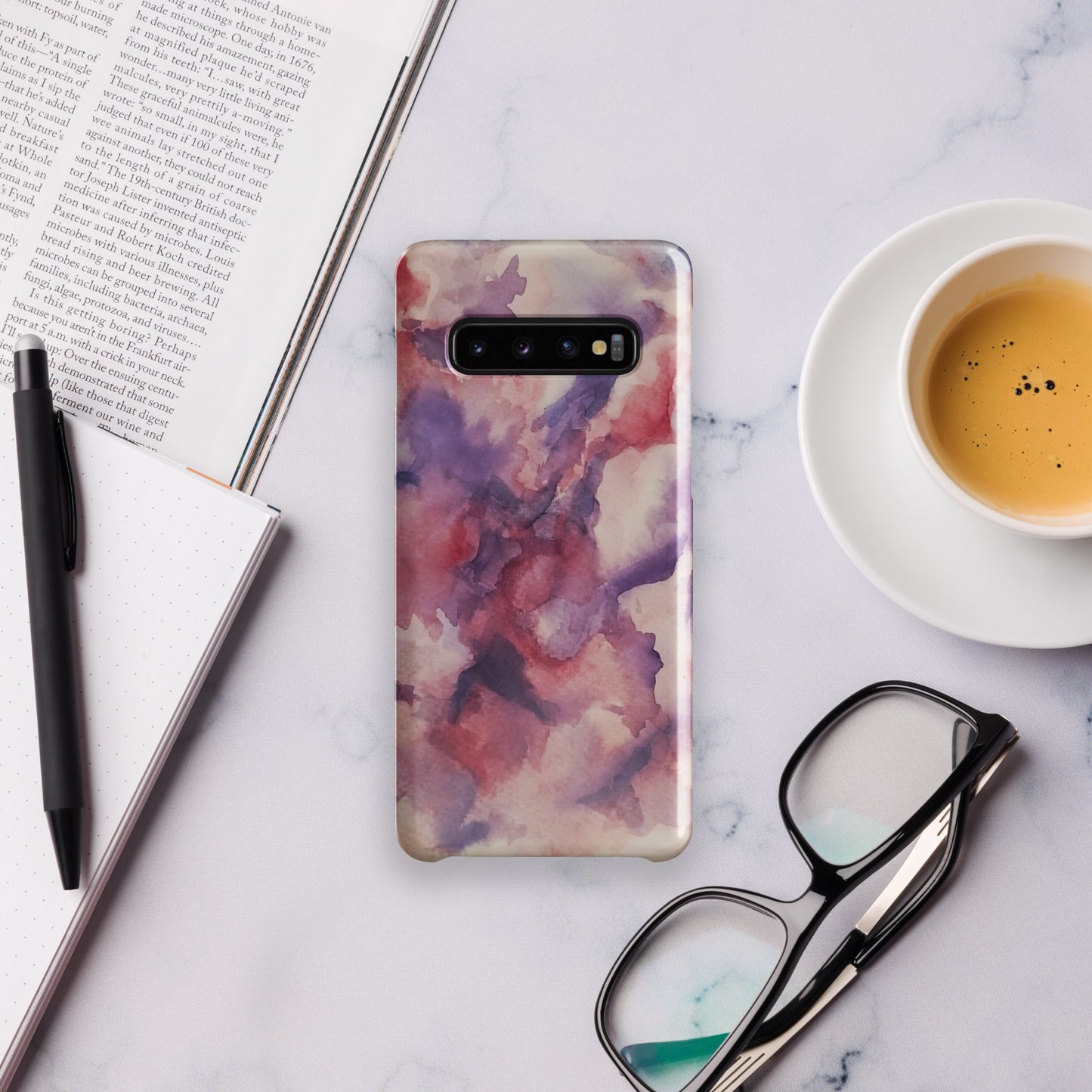 "Abstracted Orchids" Snap case for Samsung®