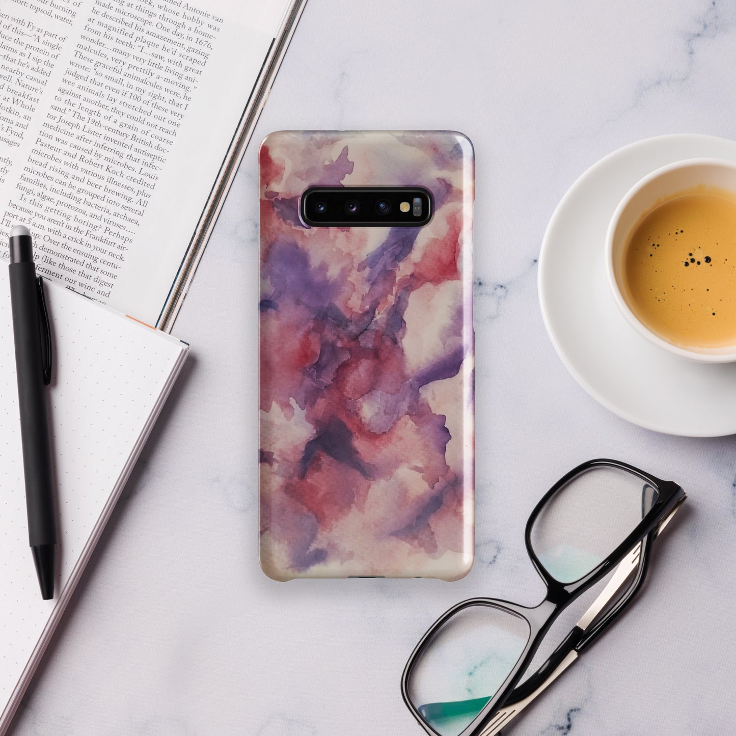 "Abstracted Orchids" Snap case for Samsung®