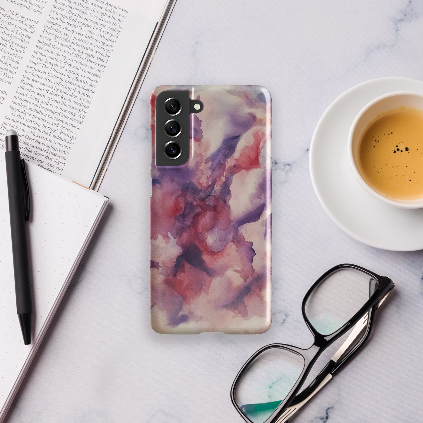 "Abstracted Orchids" Snap case for Samsung®