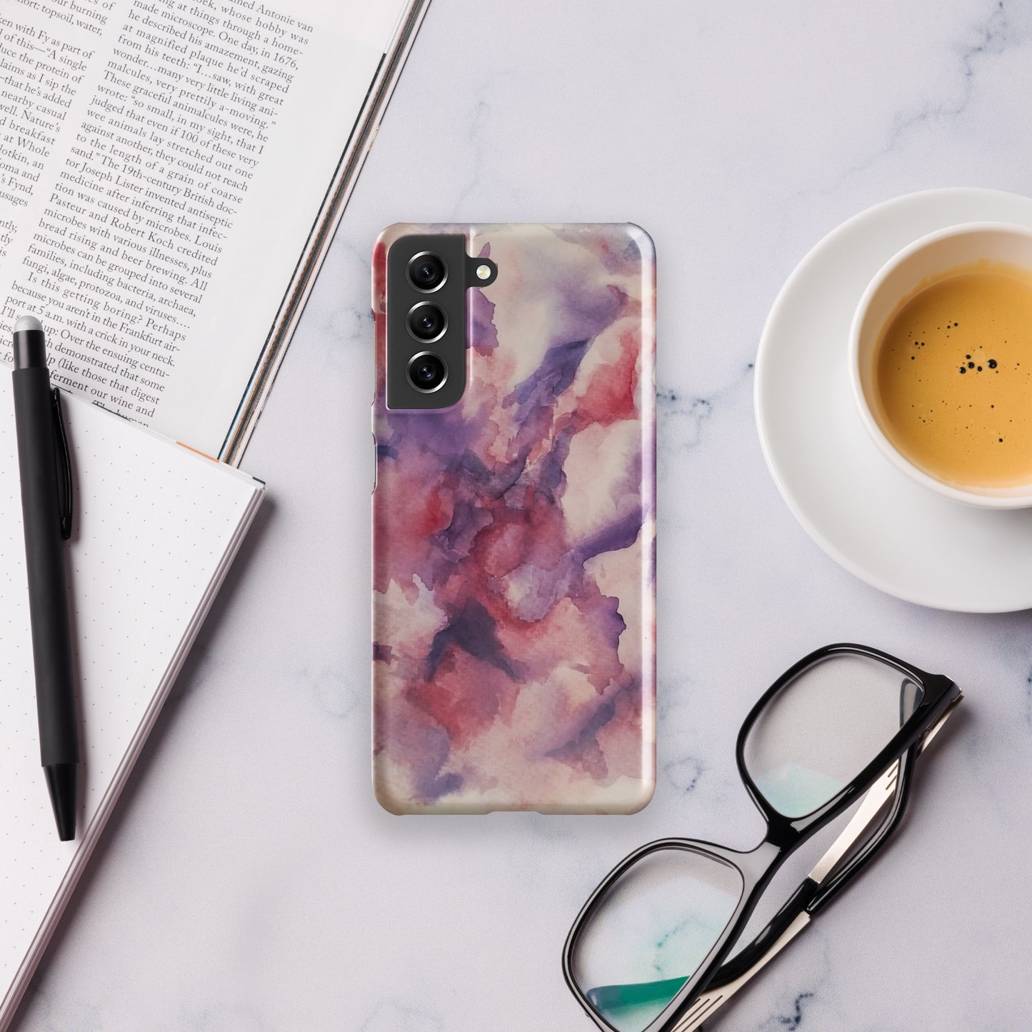 "Abstracted Orchids" Snap case for Samsung®