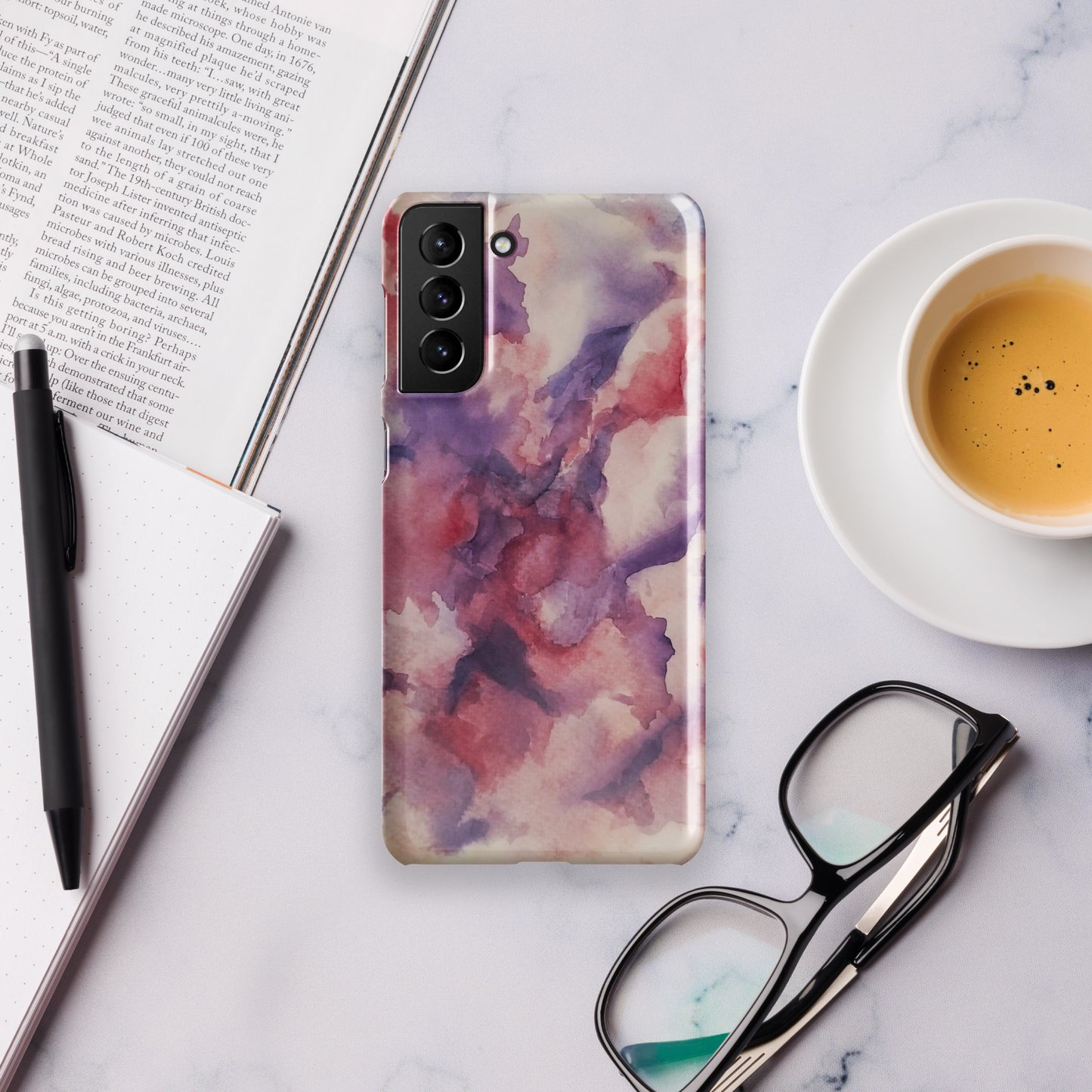 "Abstracted Orchids" Snap case for Samsung®