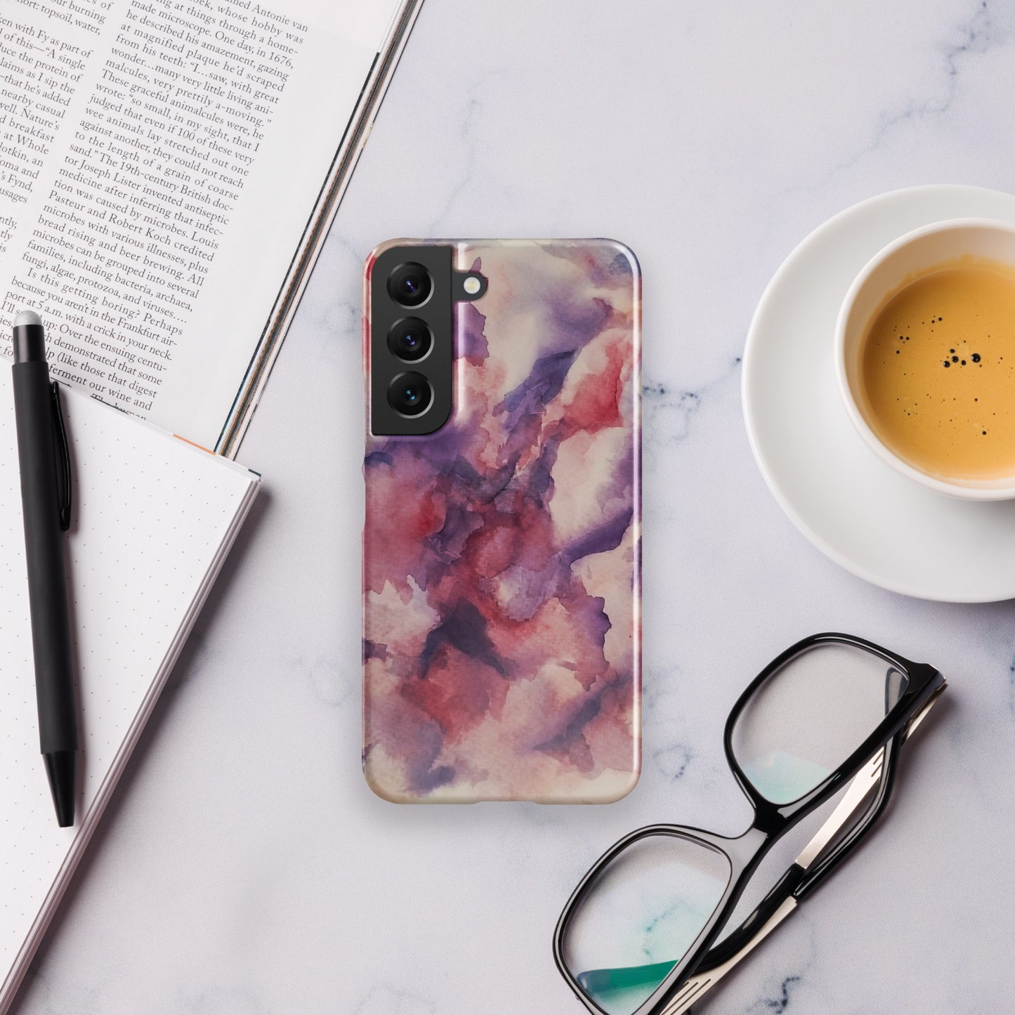 "Abstracted Orchids" Snap case for Samsung®