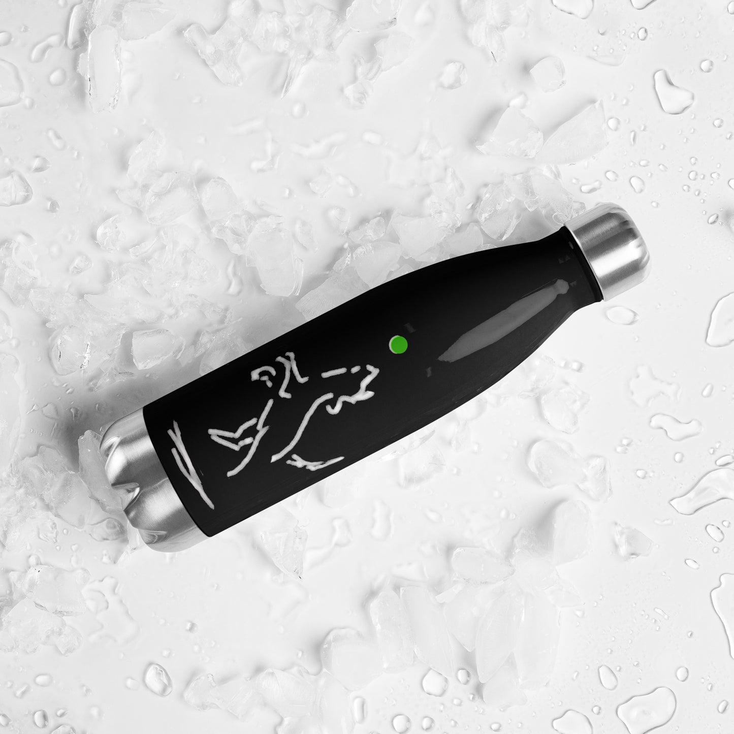 "Happy Dog" Stainless steel water bottle