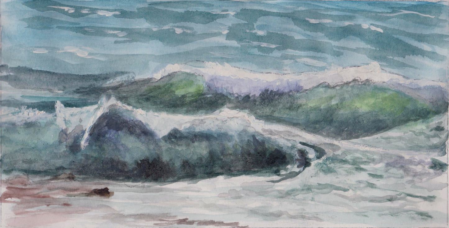 "Wave Study #2" Original Artwork