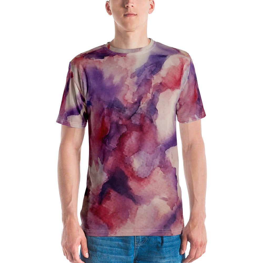 "Abstracted Orchids" Men's T-Shirt